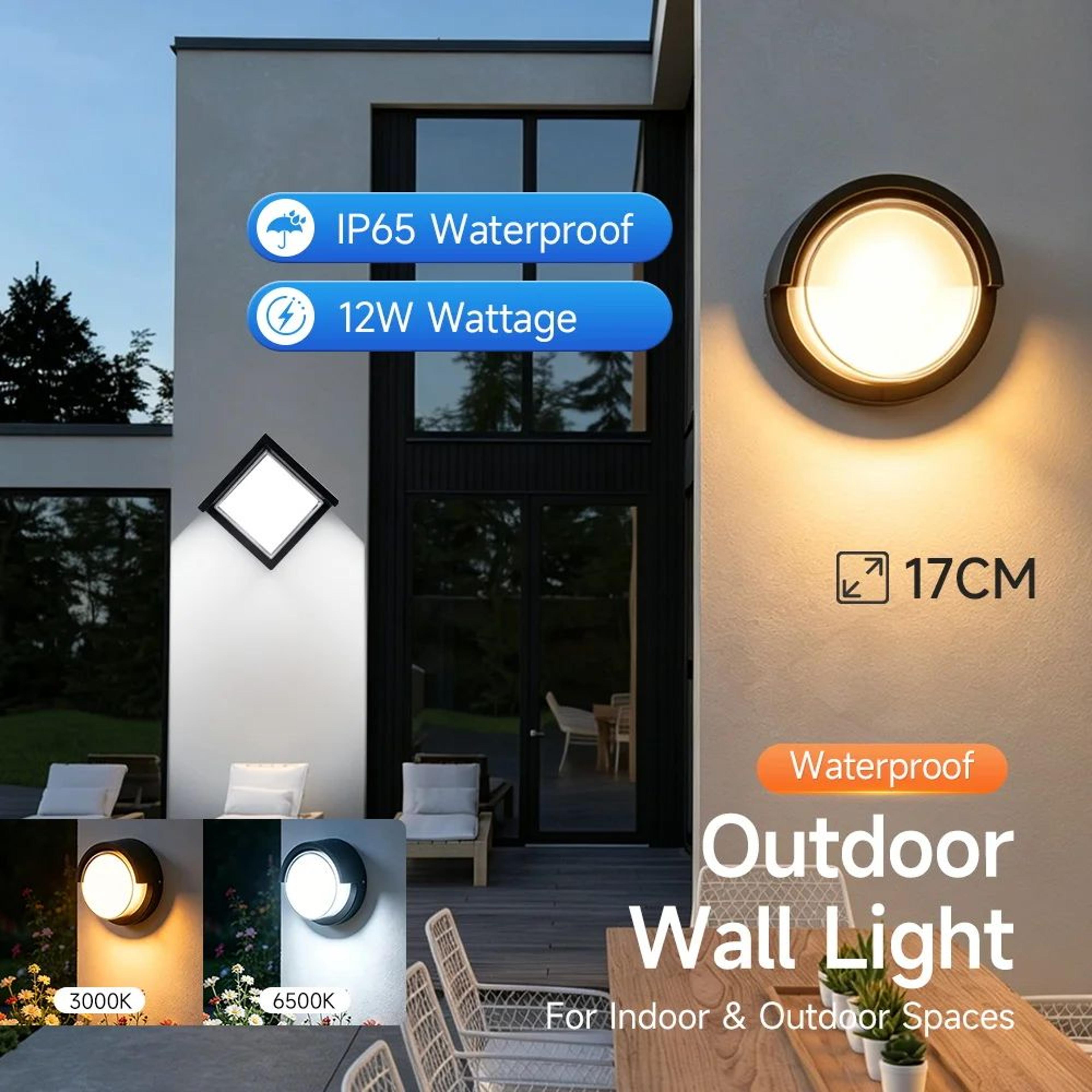 Modern Waterproof Outdoor Wall Light 2