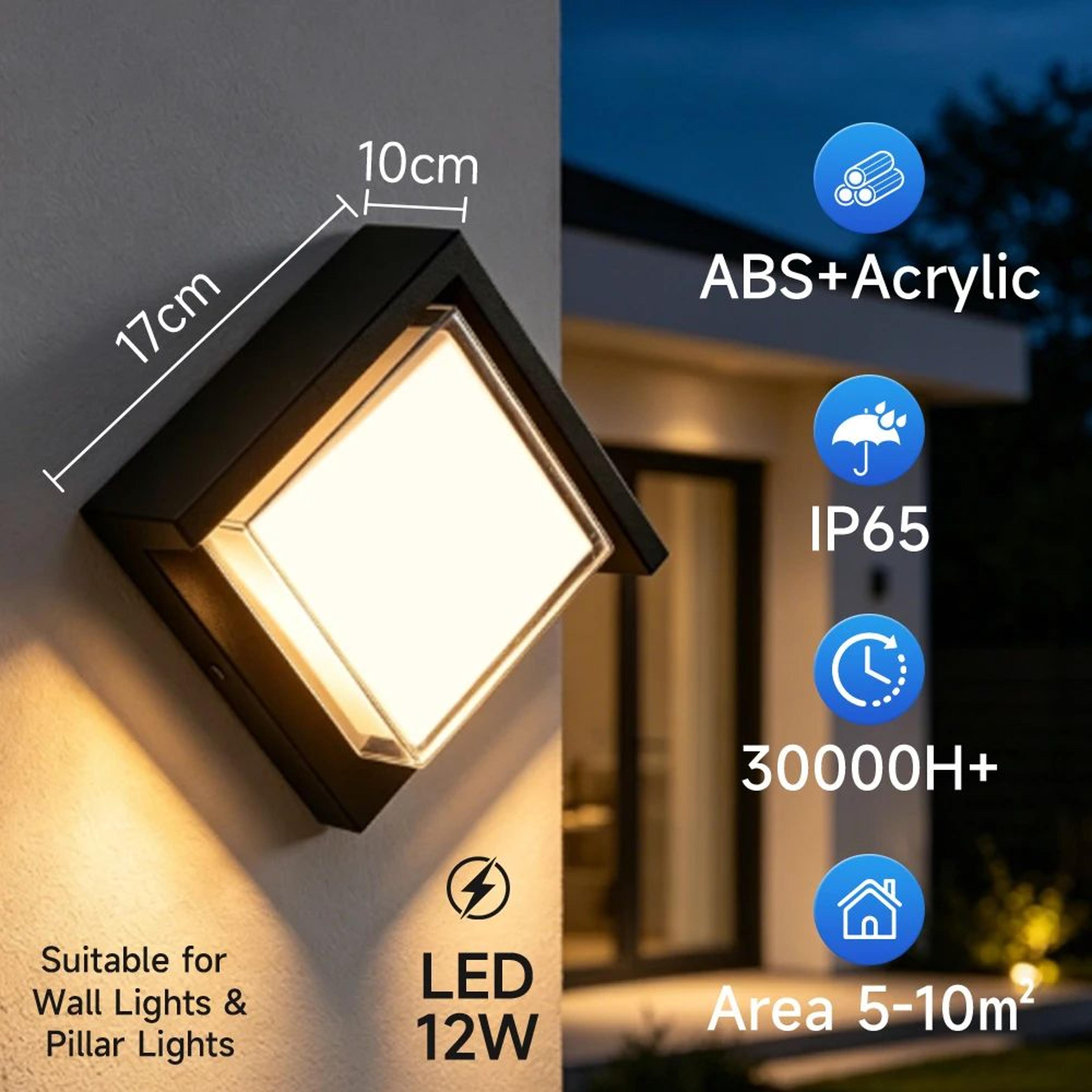 Modern Waterproof Outdoor Wall Light 7