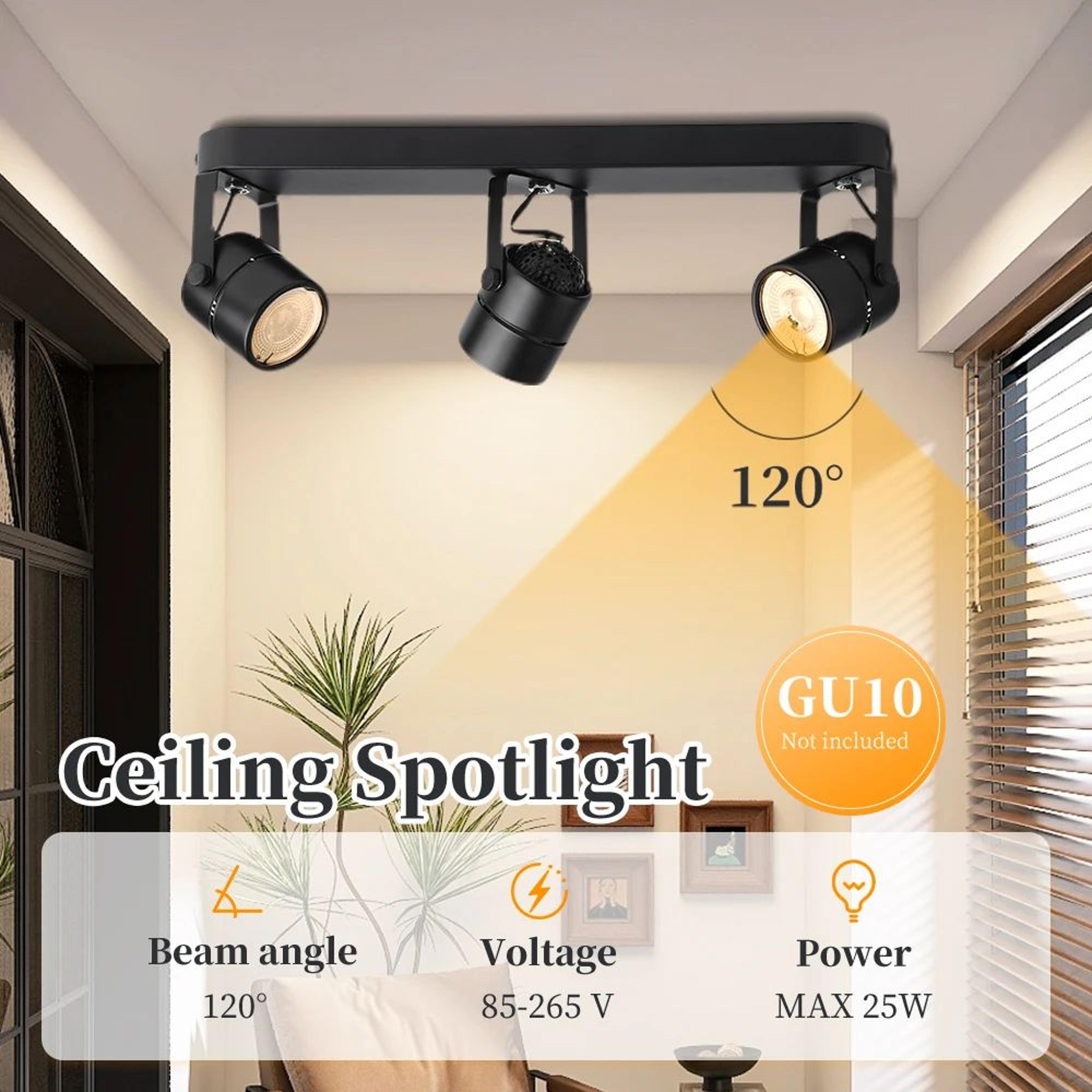 modern led track ceiling spotlight