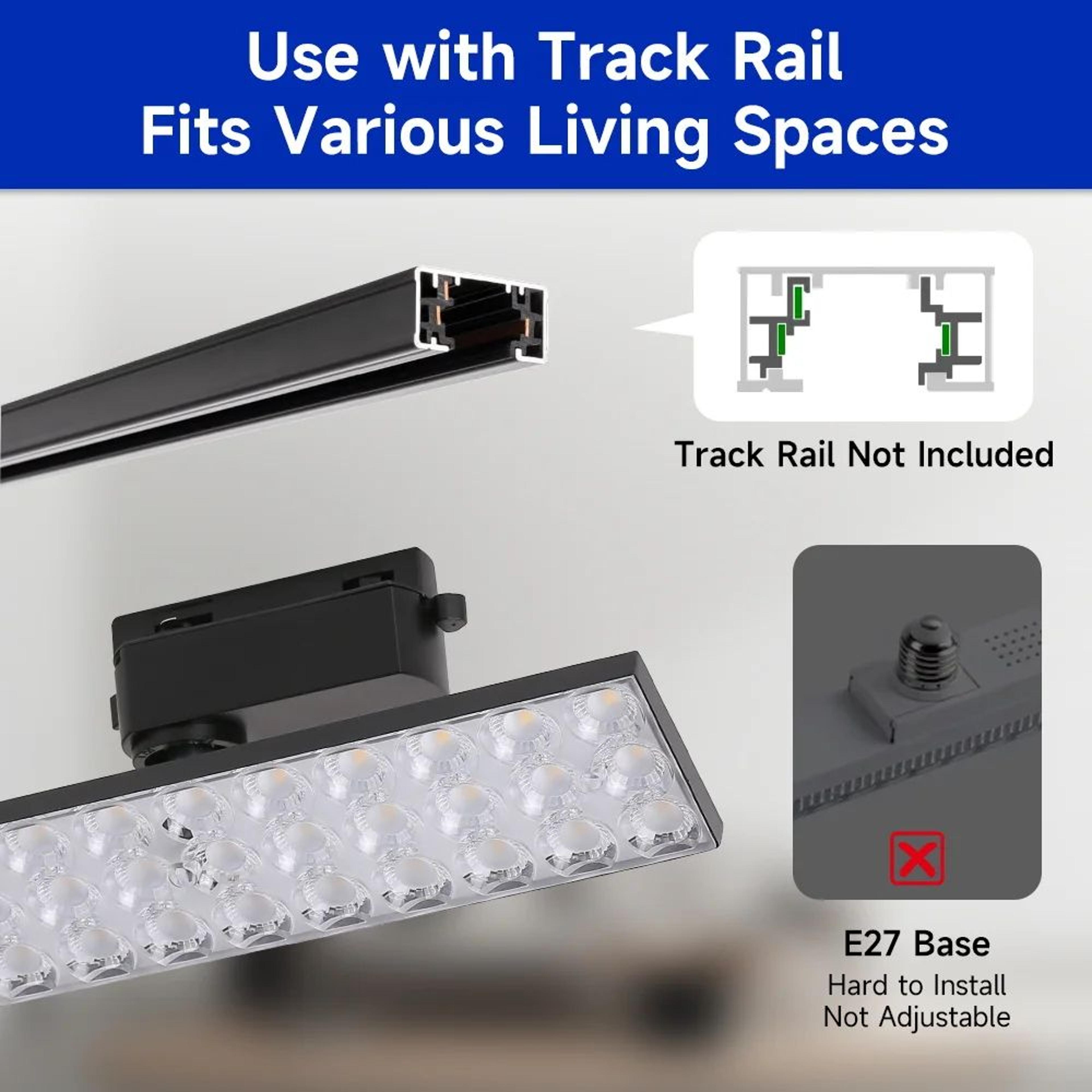 ultra bright led track spotlight
