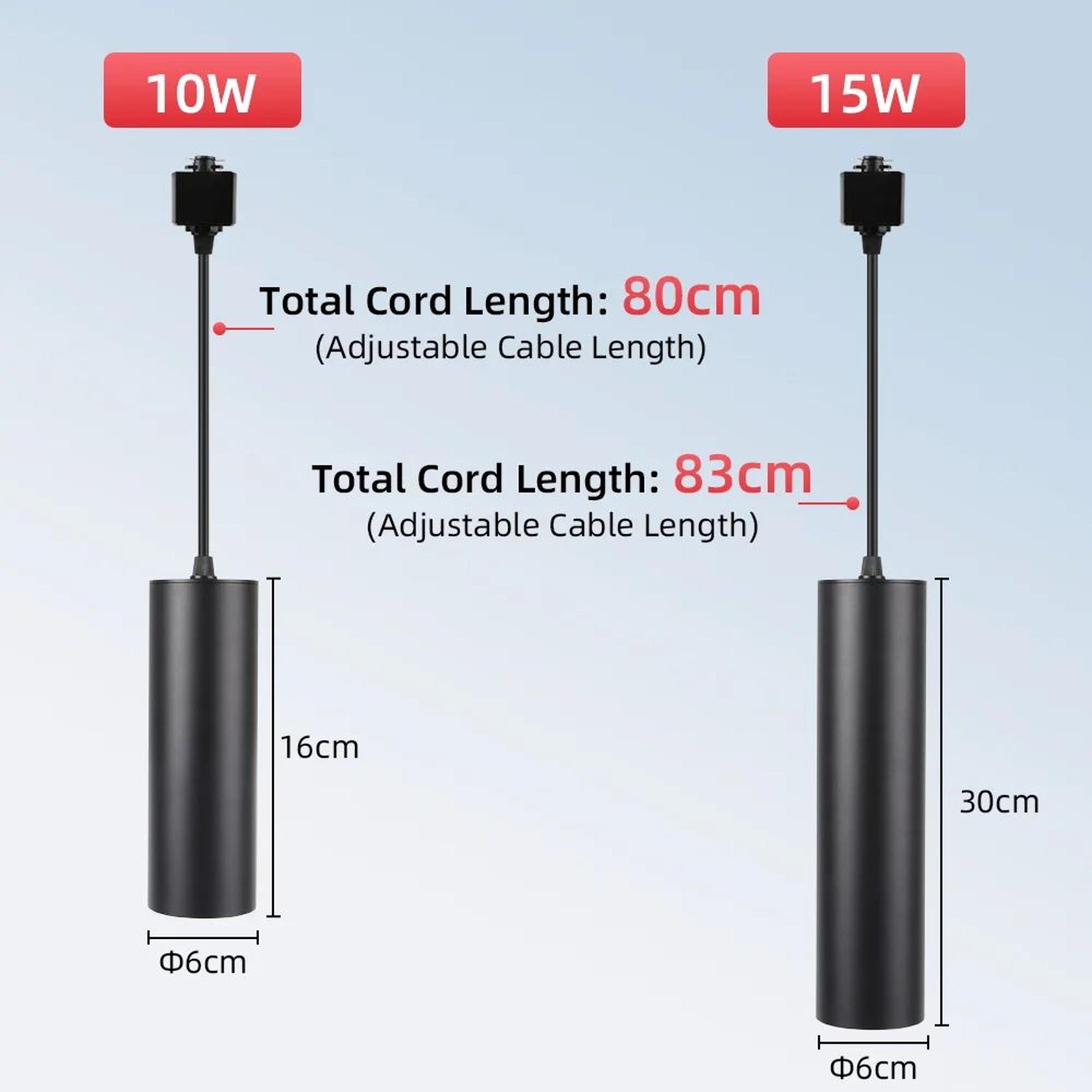 Modern LED Track Pendant Light 5