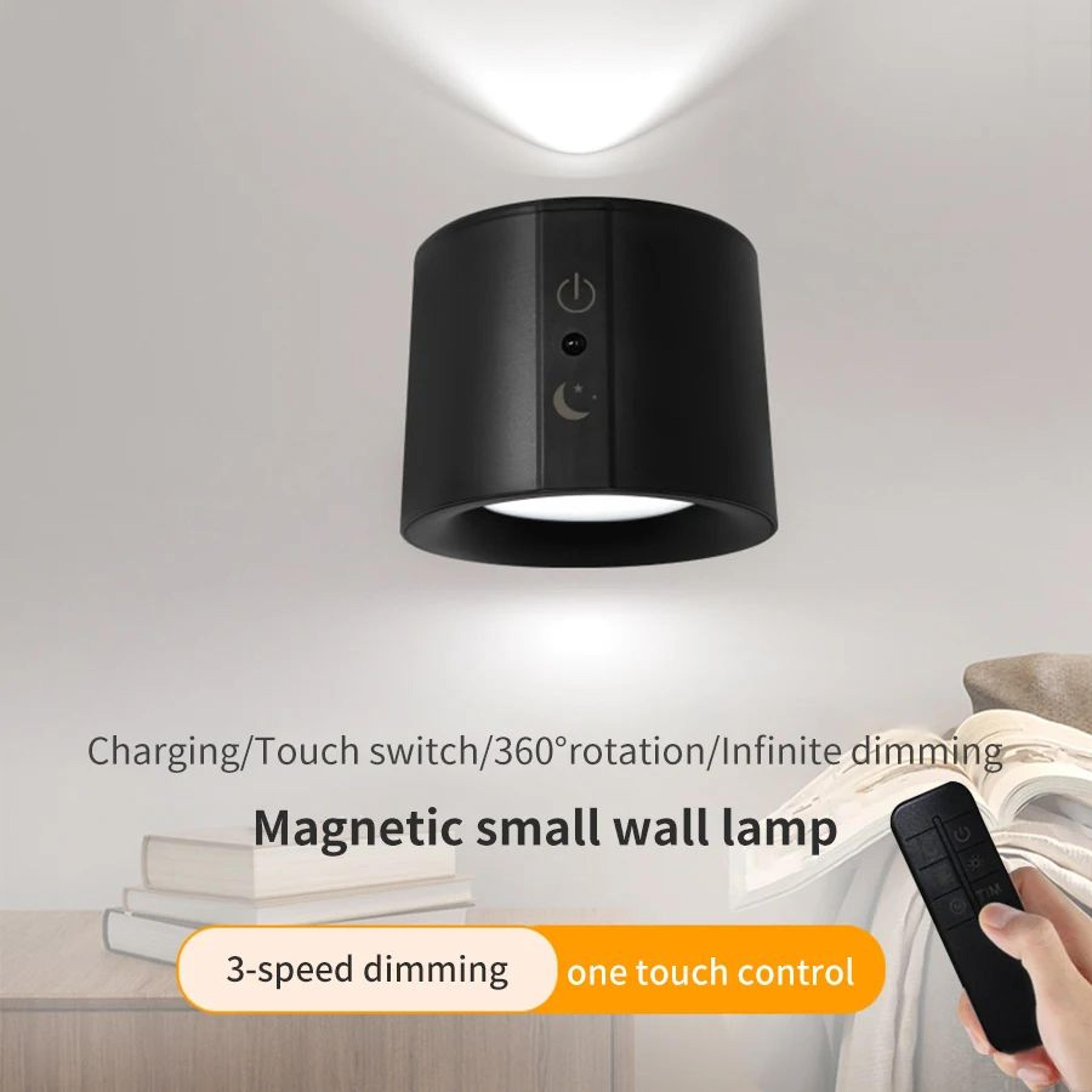 Wireless Double Head LED Wall Lamp 1