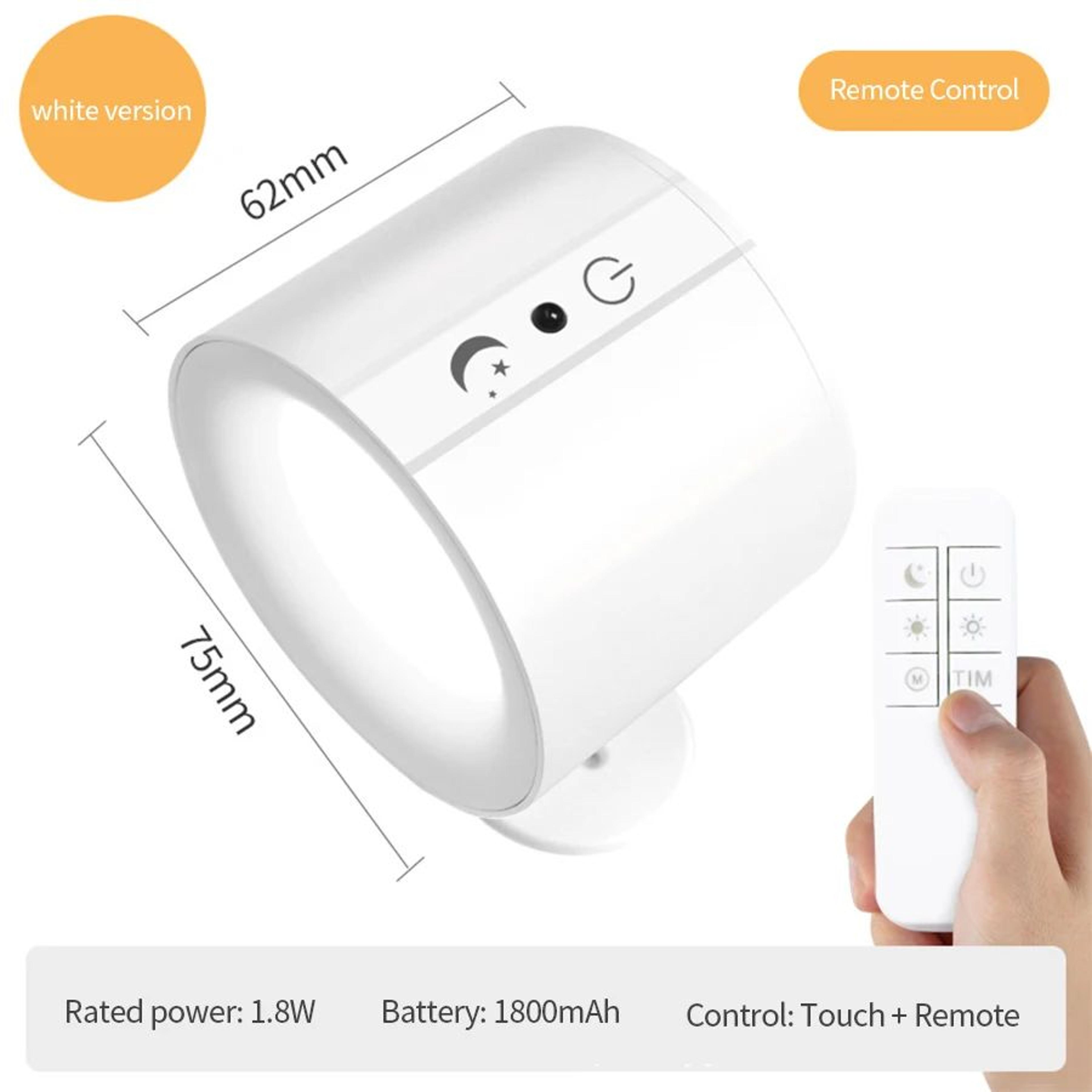Wireless Double Head LED Wall Lamp 7