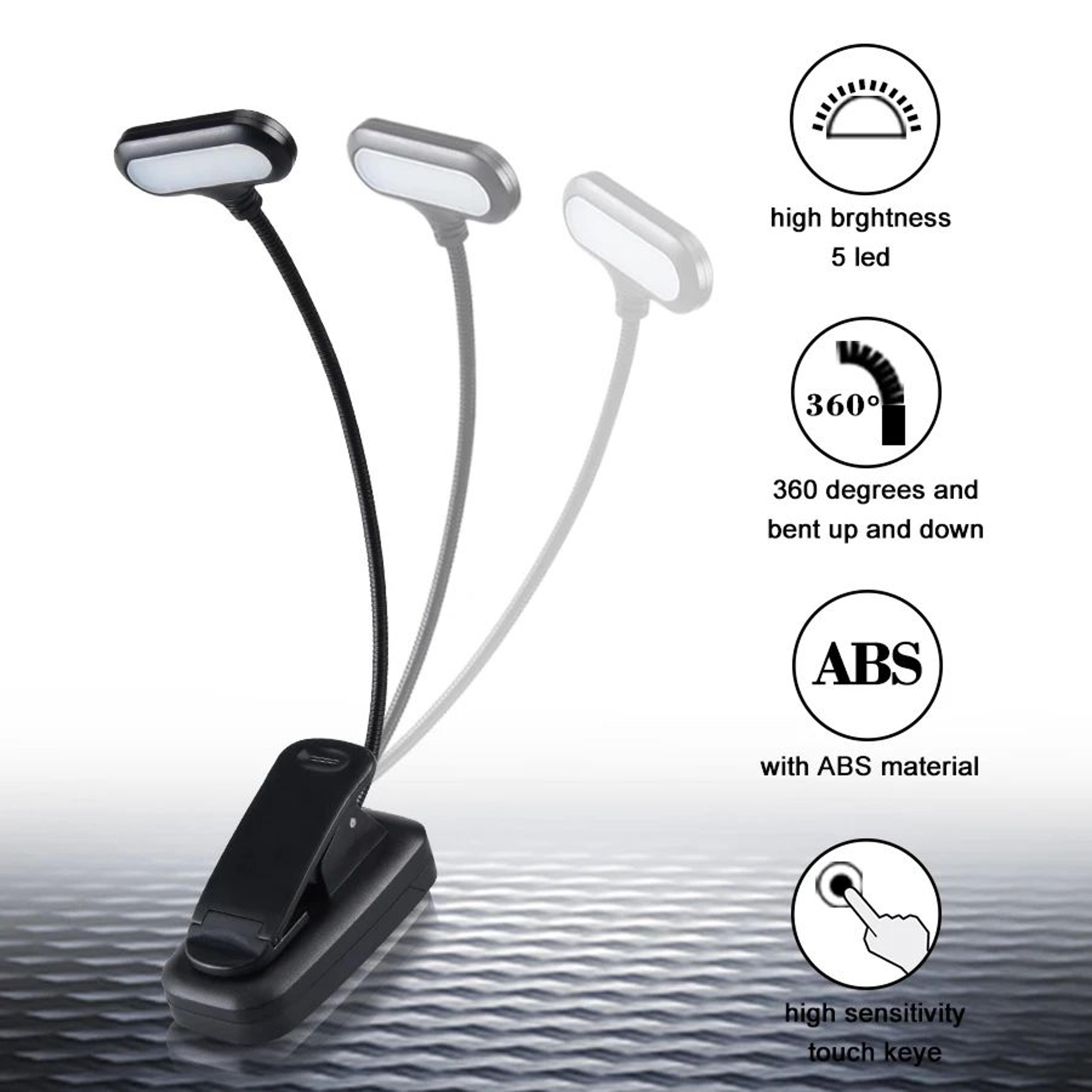 Mini Adjustable LED Clip On Reading Light 1