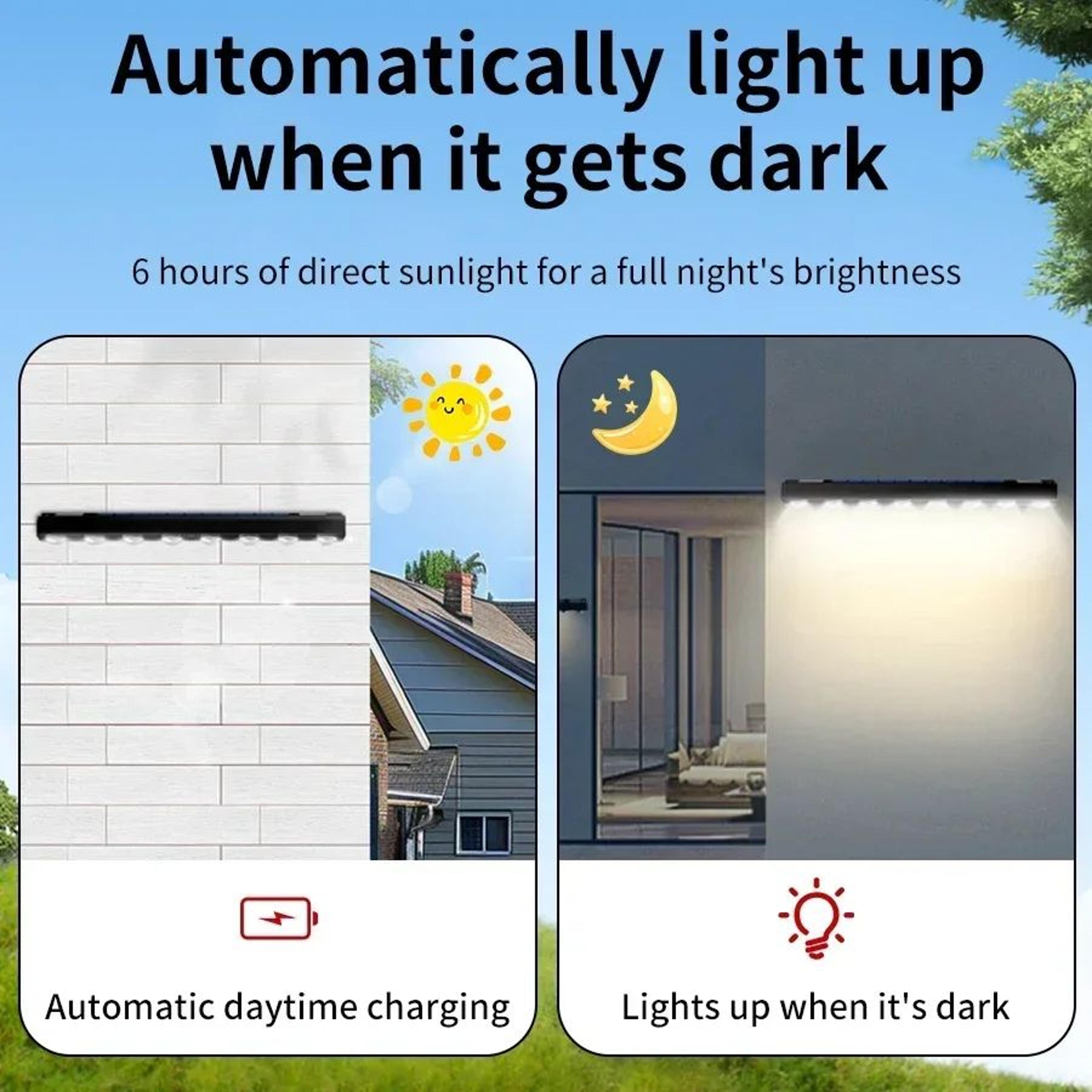 Solar LED Outdoor Landscape Wall Light 3