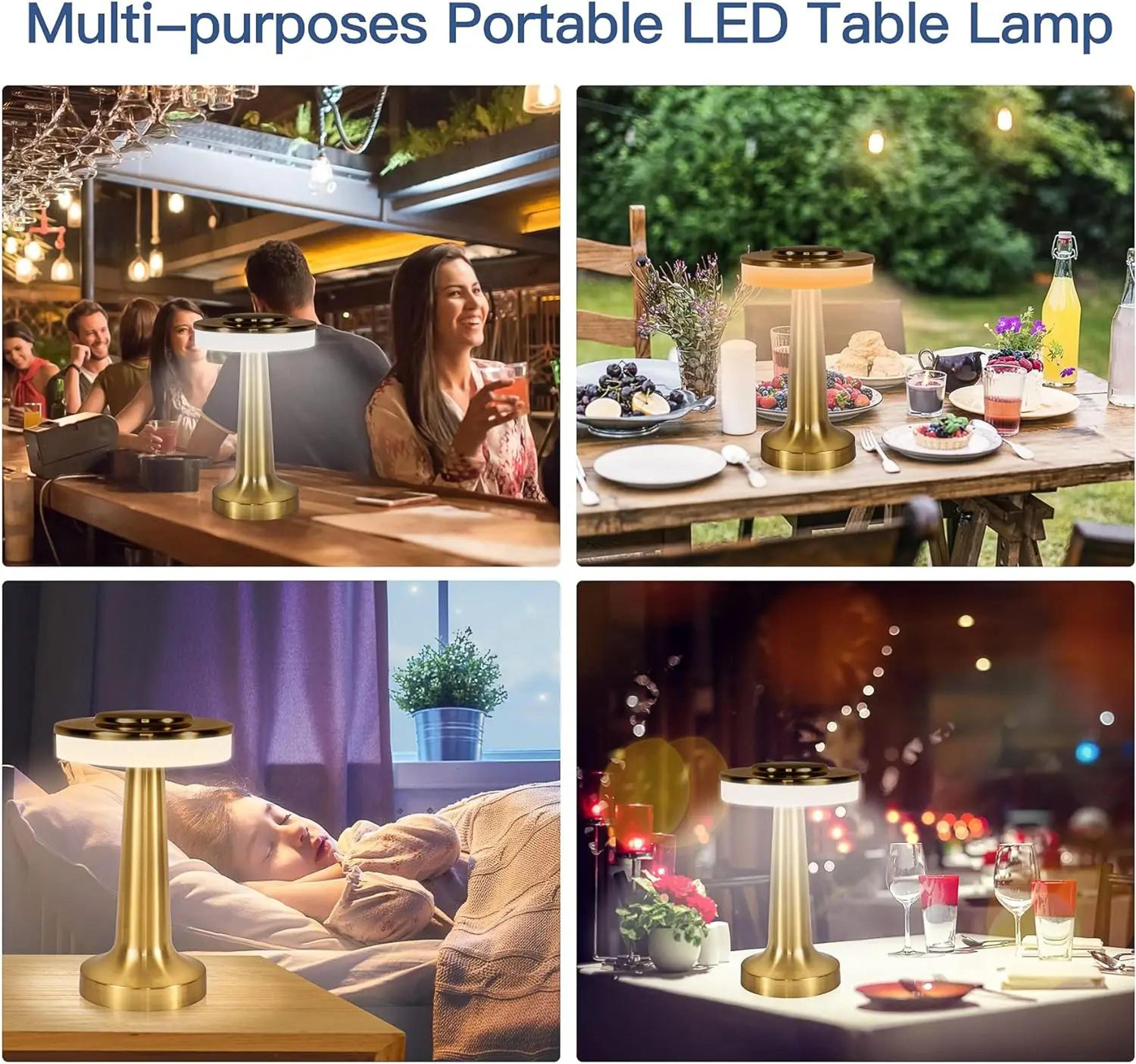 Retro Rechargeable LED Table Lamp 3
