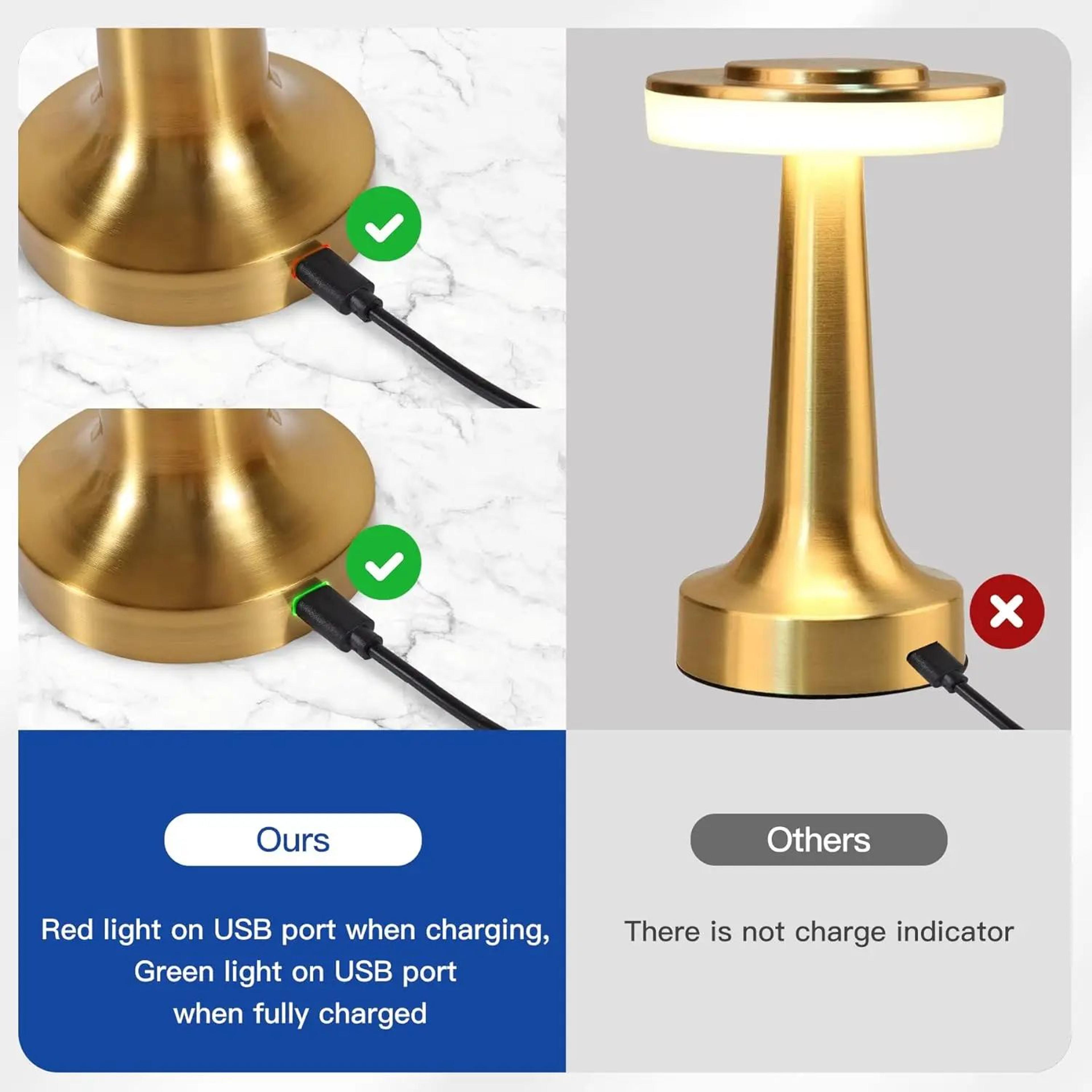 Retro Rechargeable LED Table Lamp 5