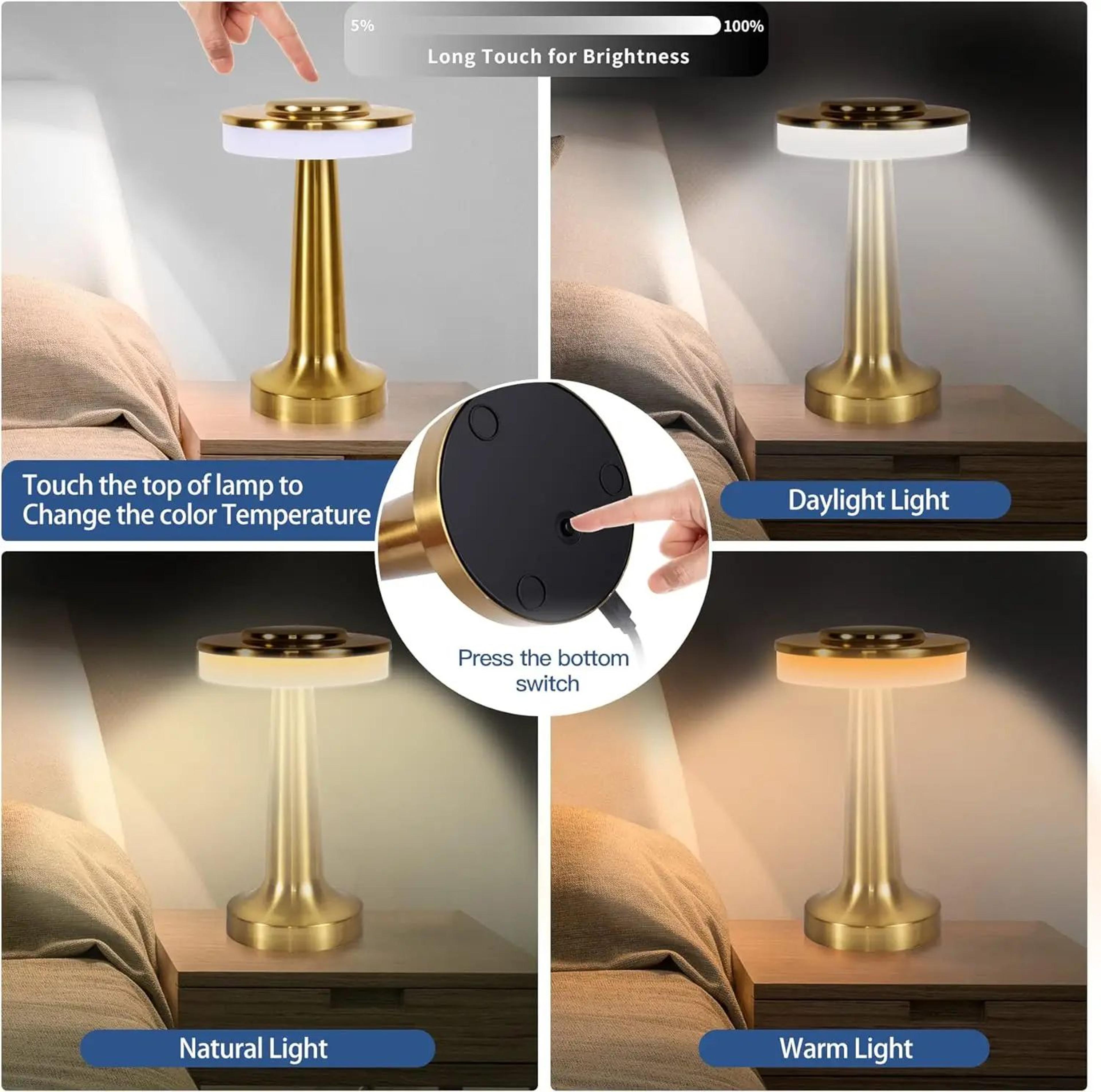 Retro Rechargeable LED Table Lamp 4