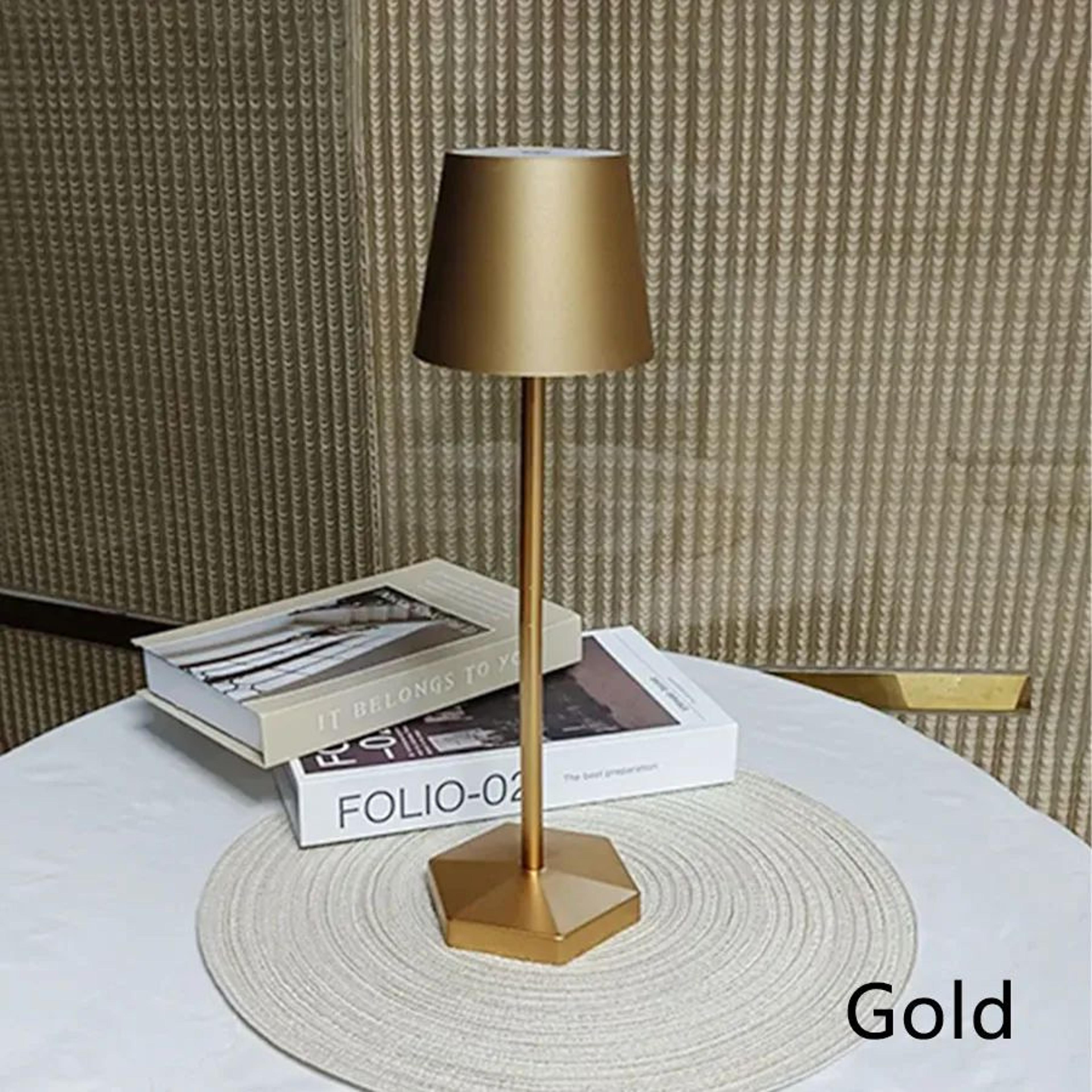 Wireless 3 Color LED Touch Table Lamp 8