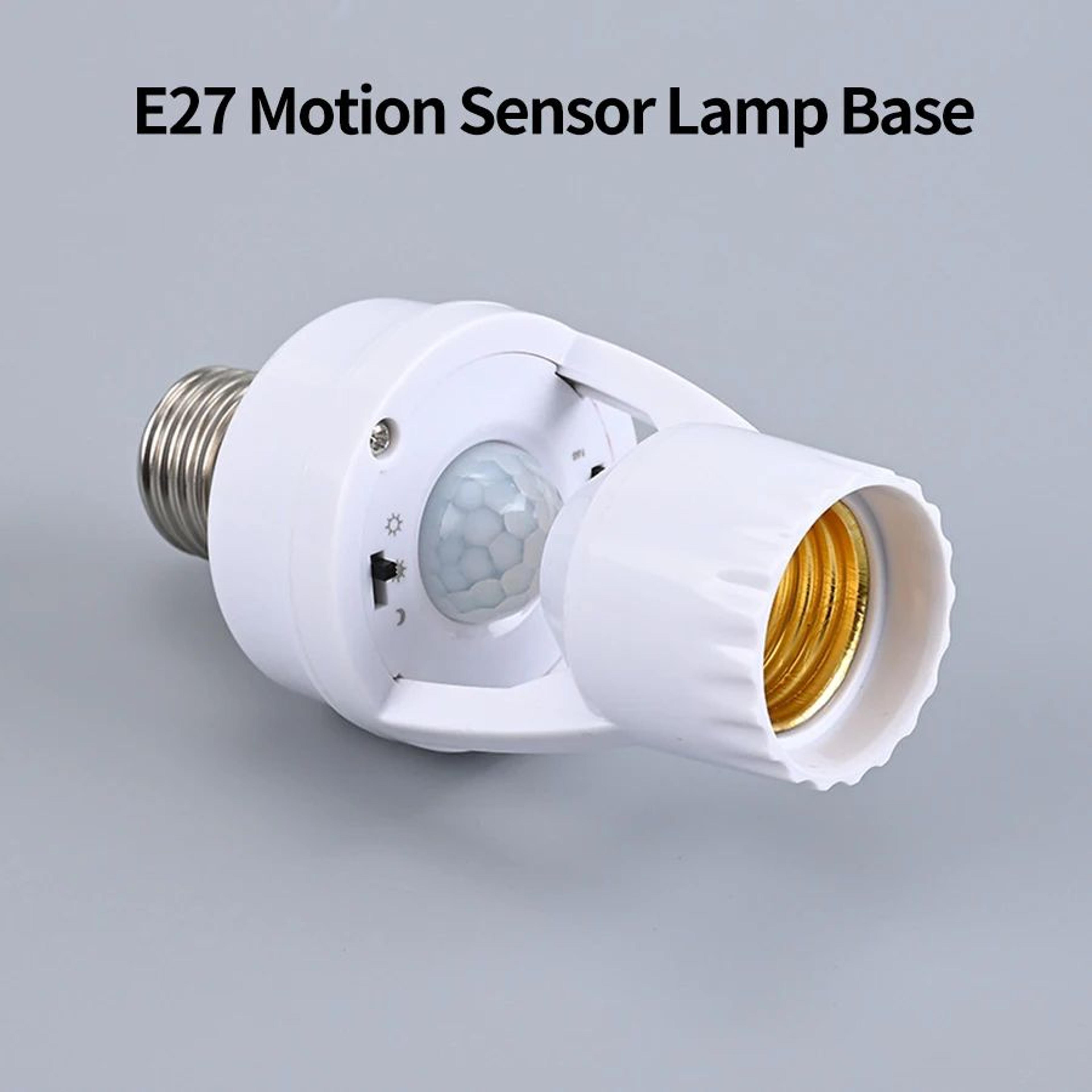 E27 PIR Motion Sensor Light Bulb Socket 2