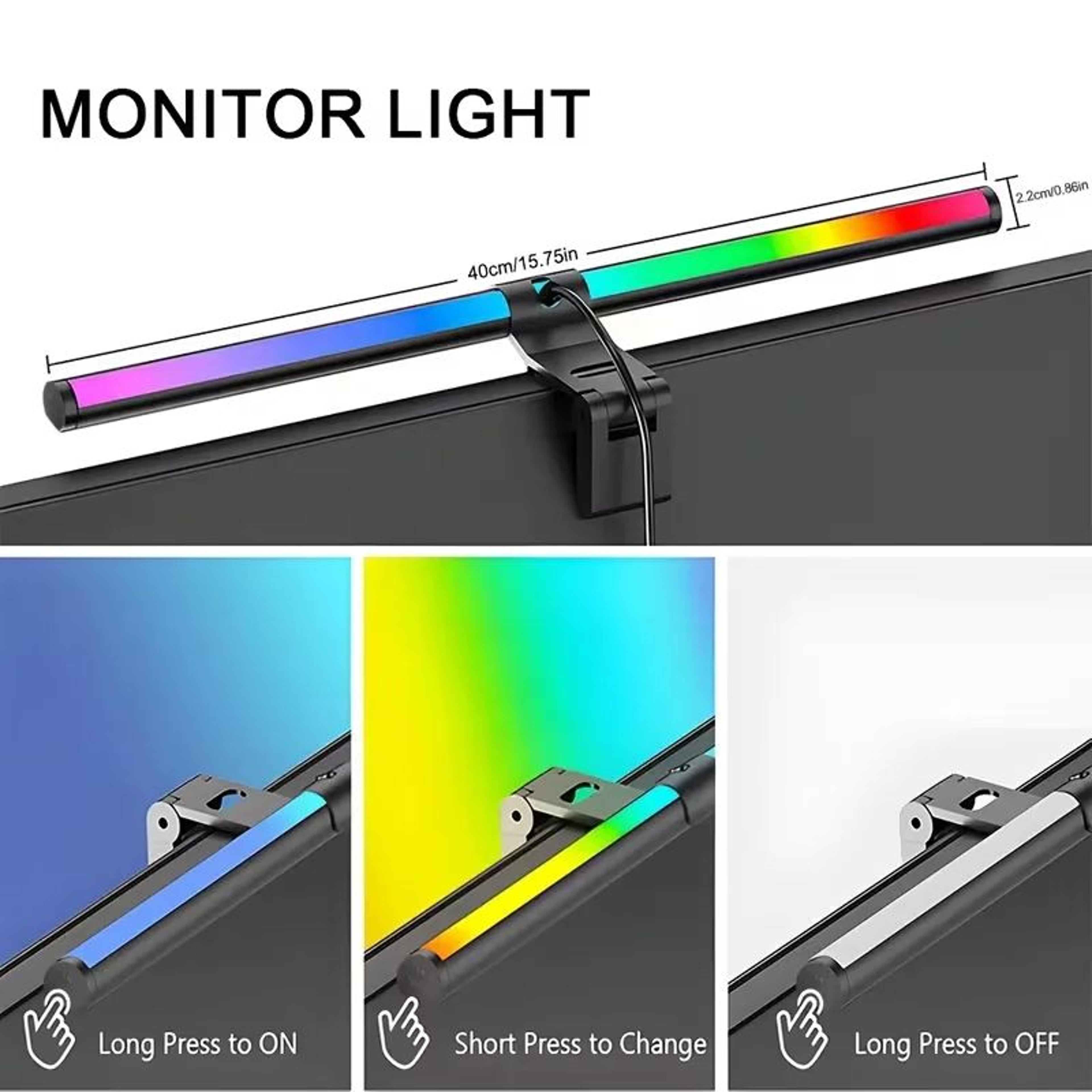 rgb adjustable computer monitor lamp