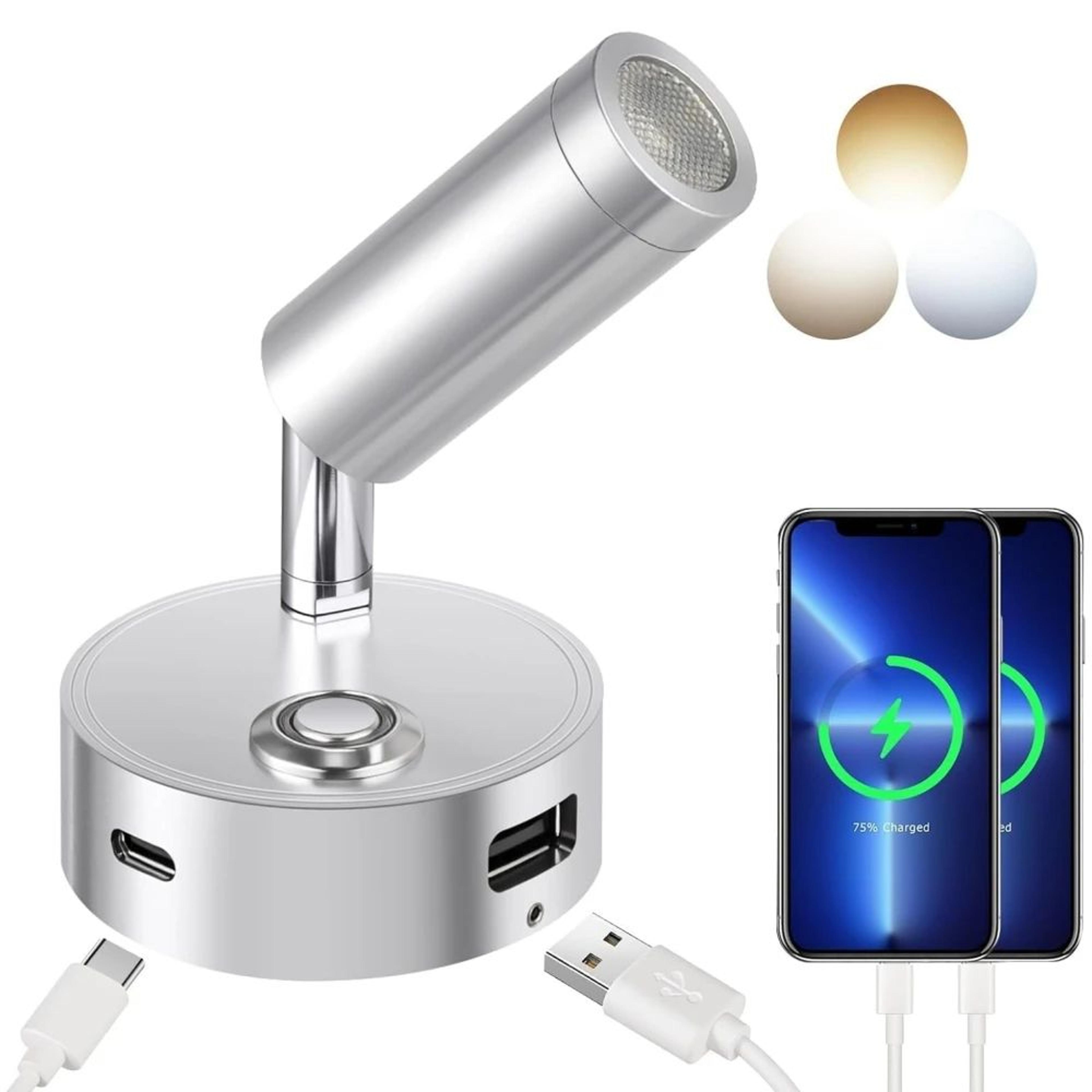 touch dimmable rv led reading spotlight