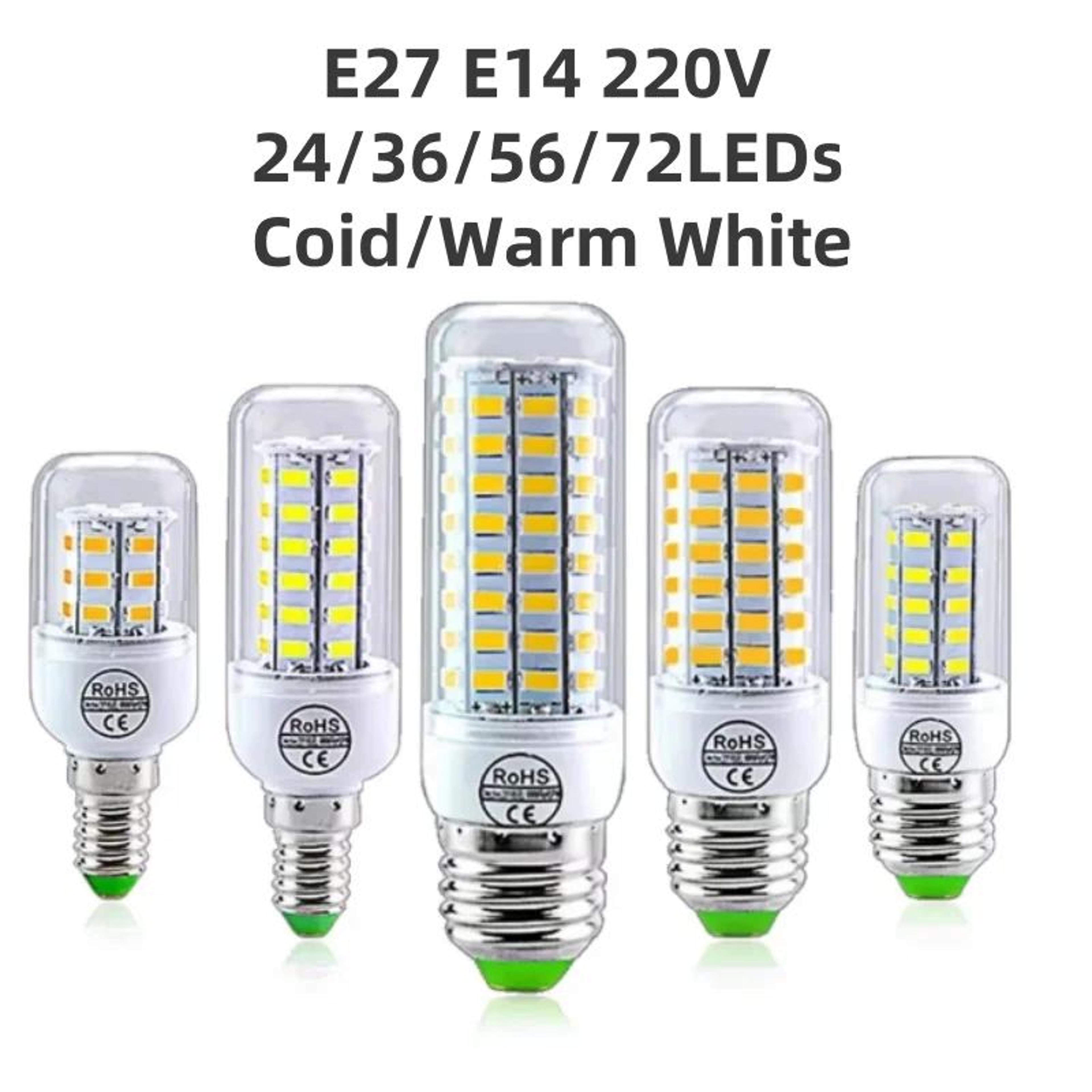 e27 e14 led corn light bulb