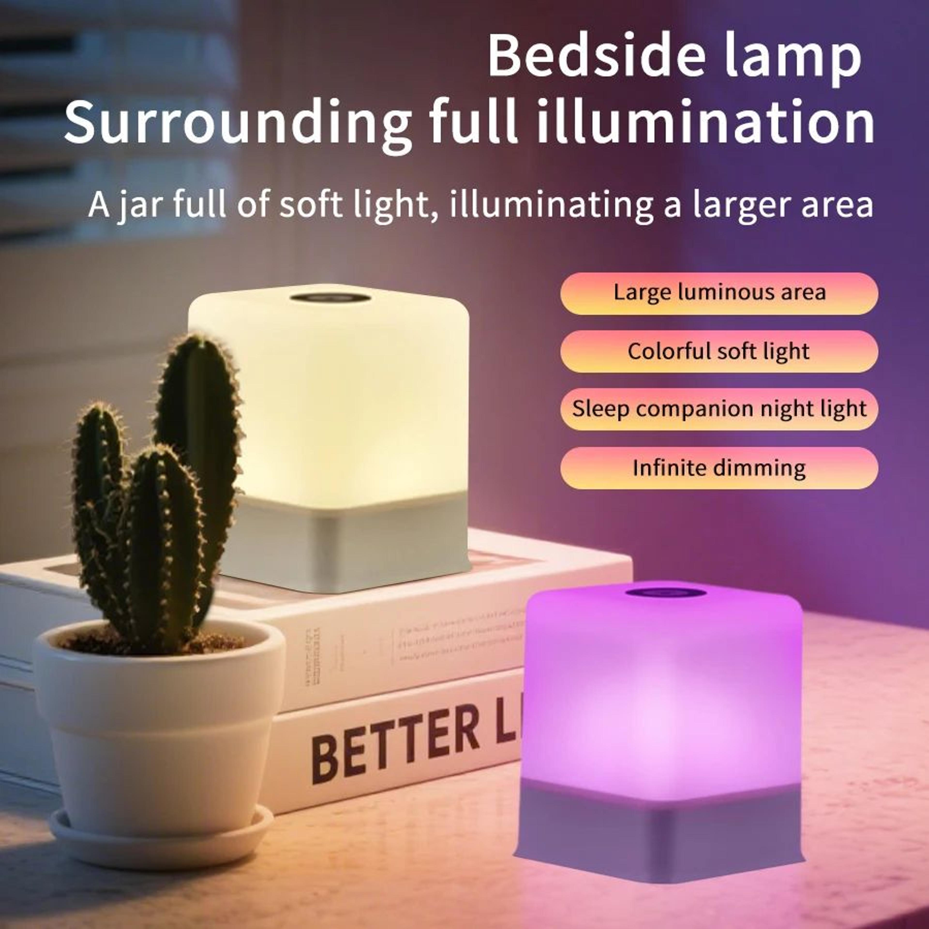 usb rechargeable color changing touch night lamp