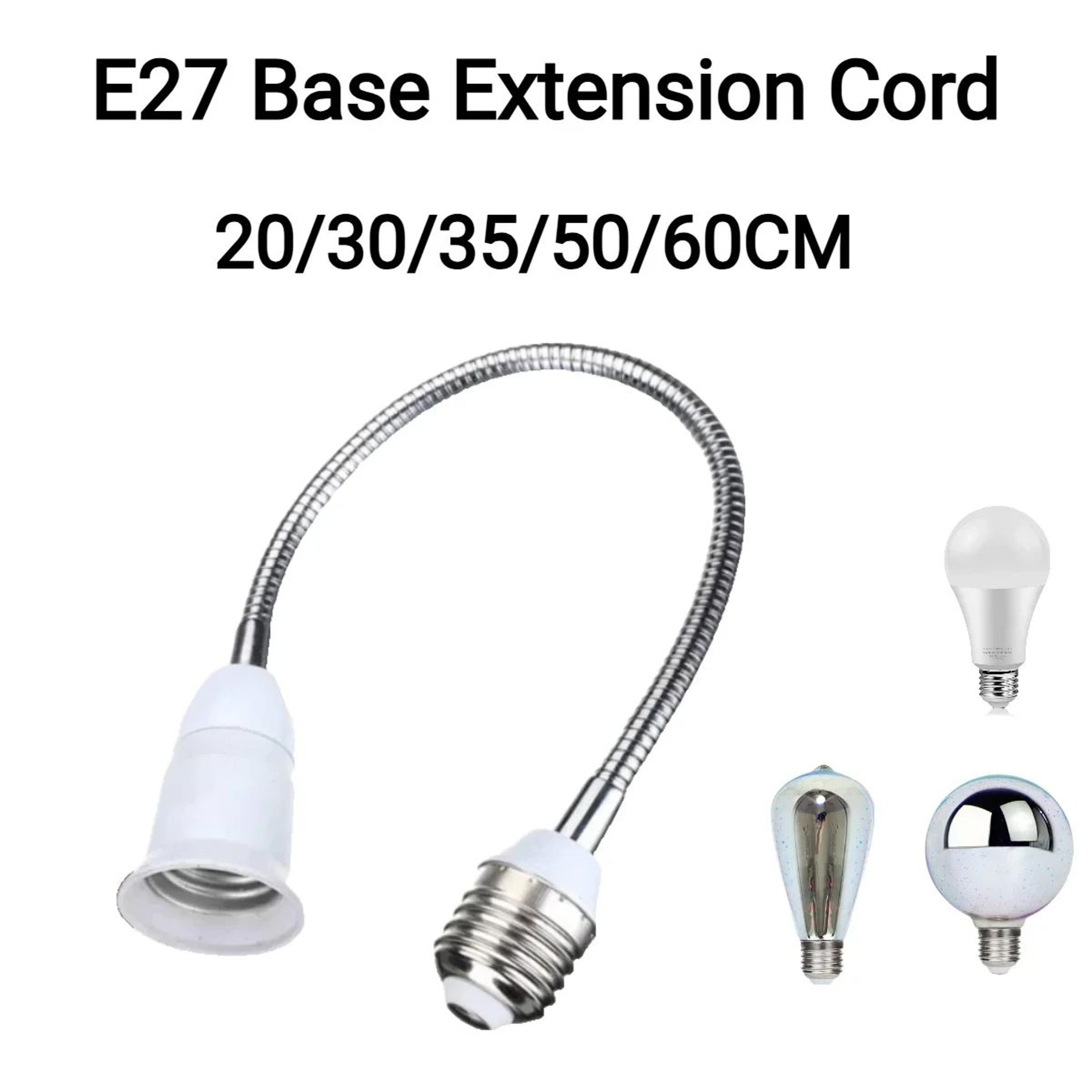 flexible e27 bulb socket extension holder