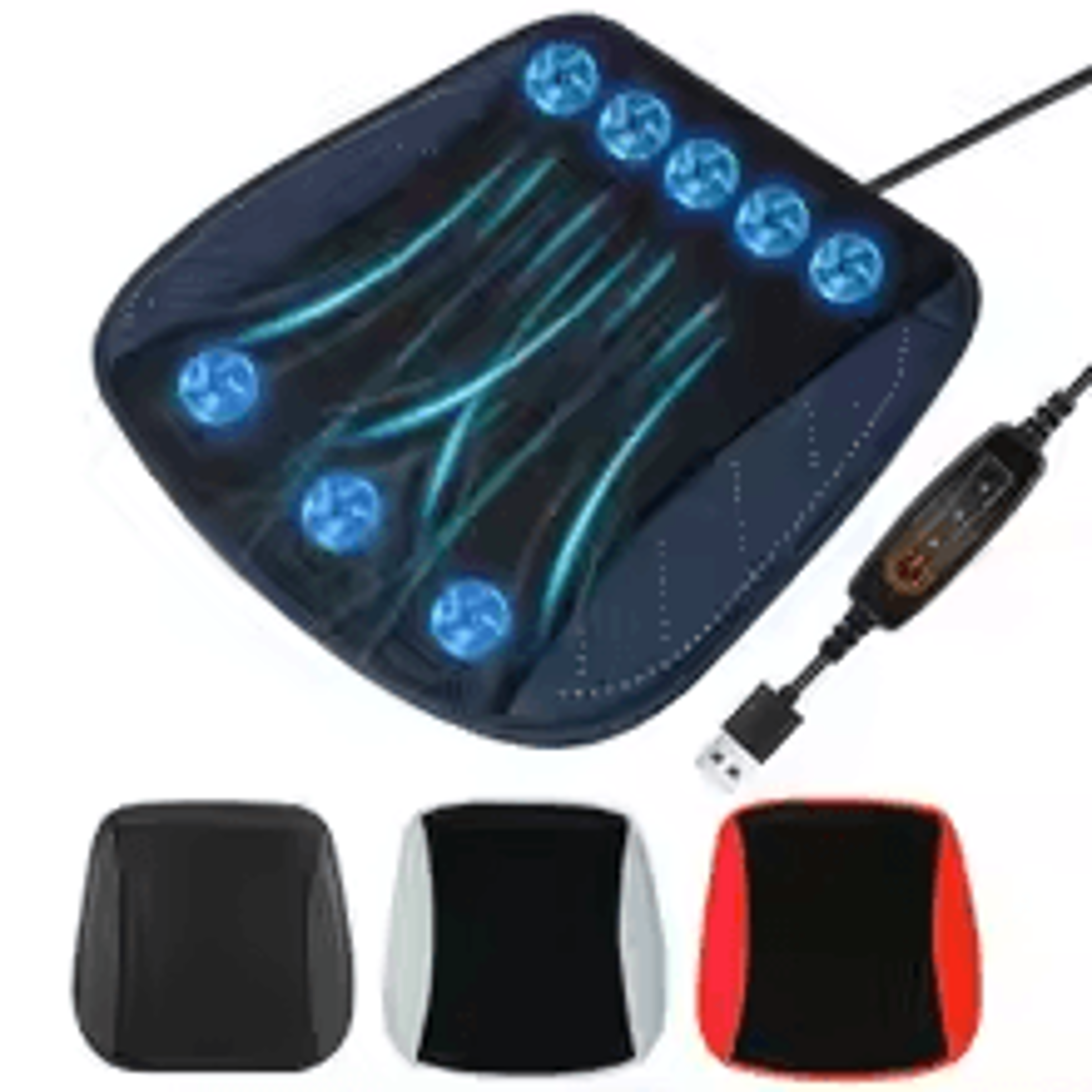 Universal USBPowered Car Seat Cooling Cushion Ventilated Summer Seat Pad With Fast Blowing Fans 1