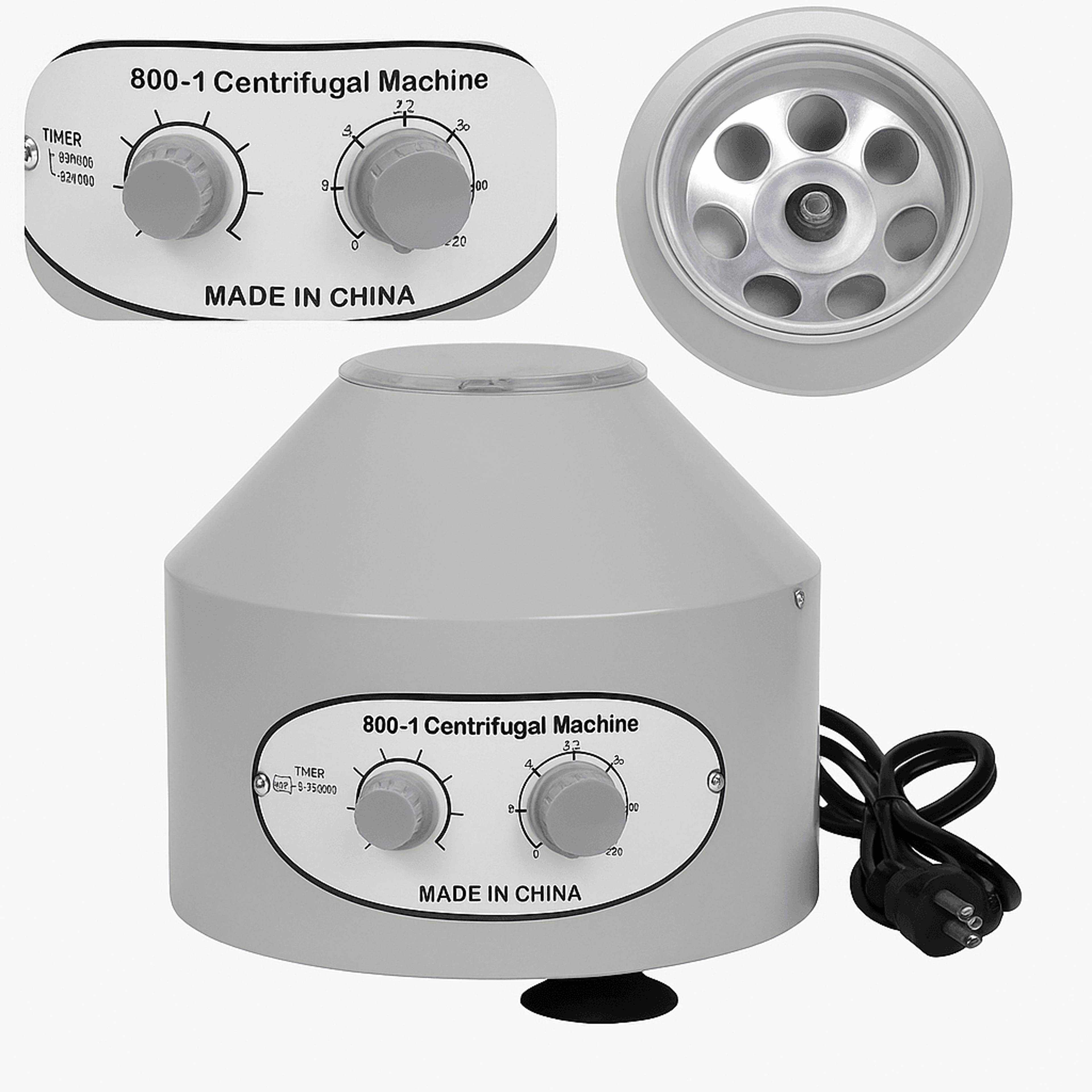 8001 Electric Centrifuge Machine 110V 4000 RPM 6 X 067 Fl Oz Tubes 6