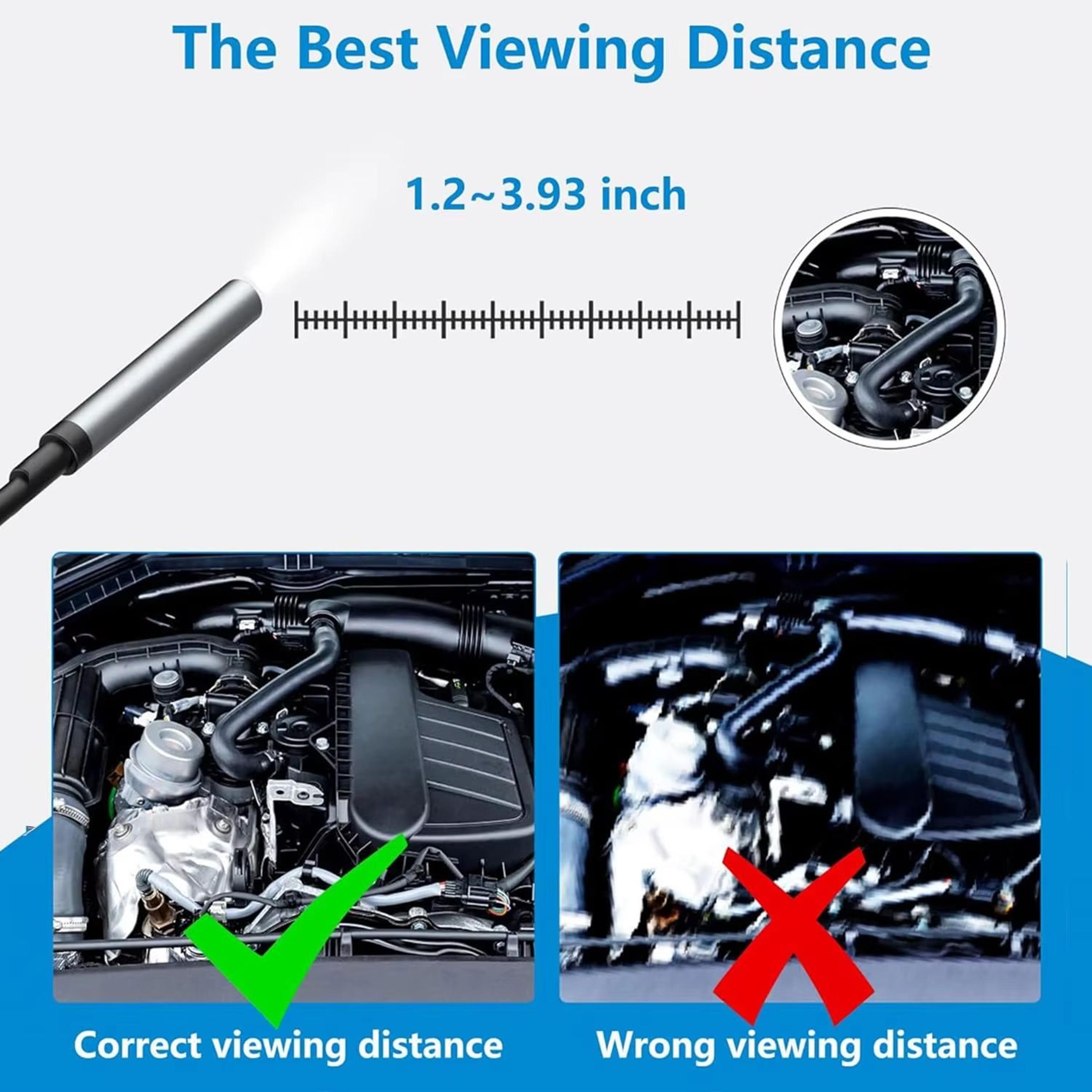 HD 960P Waterproof Inspection Endoscope Camera For IOS With LED Light And Flexible Cable For Car Re 5