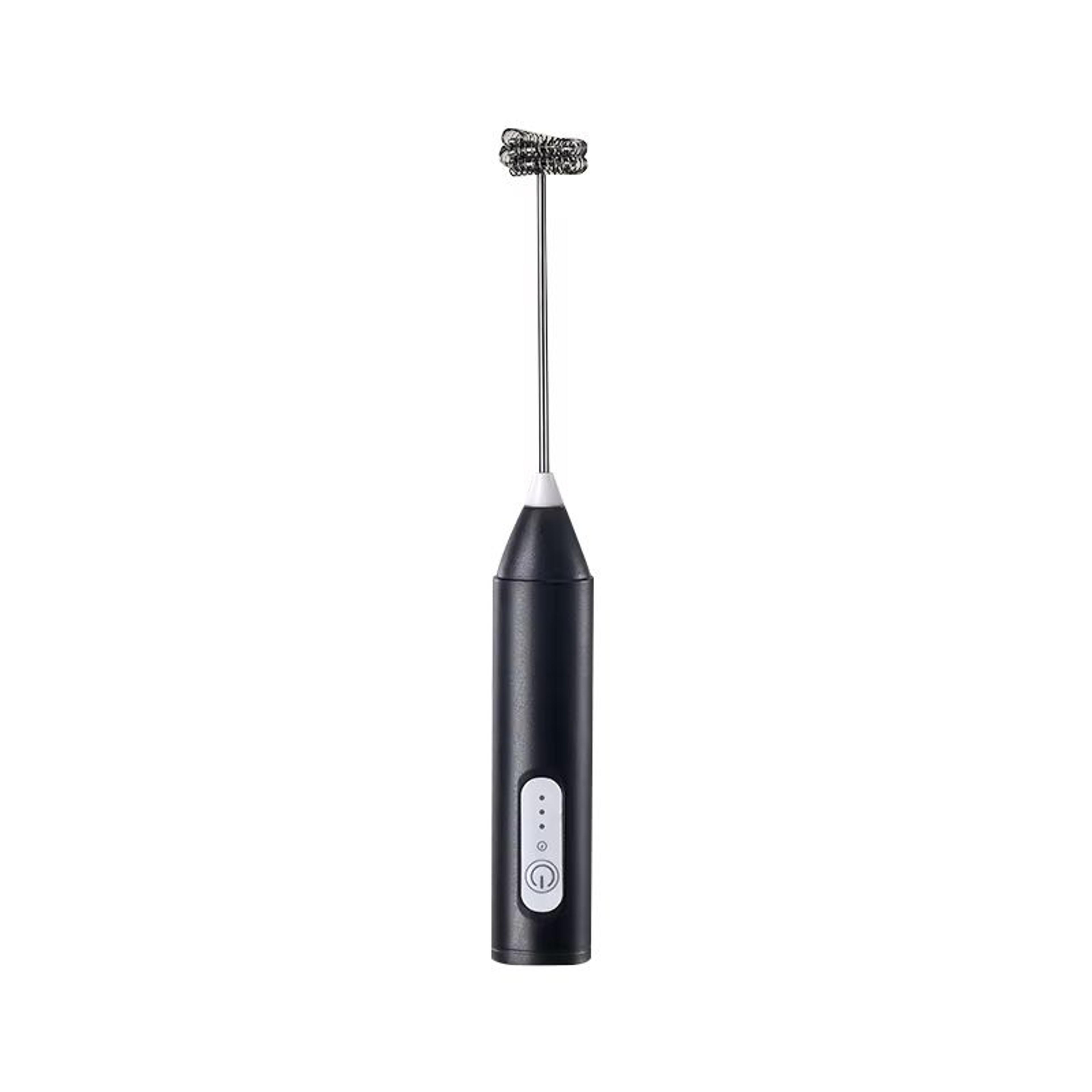 USB Rechargeable Handheld Milk Frother  Mini Milk Frother Wand With 3 Speeds Portable USB Rechargea