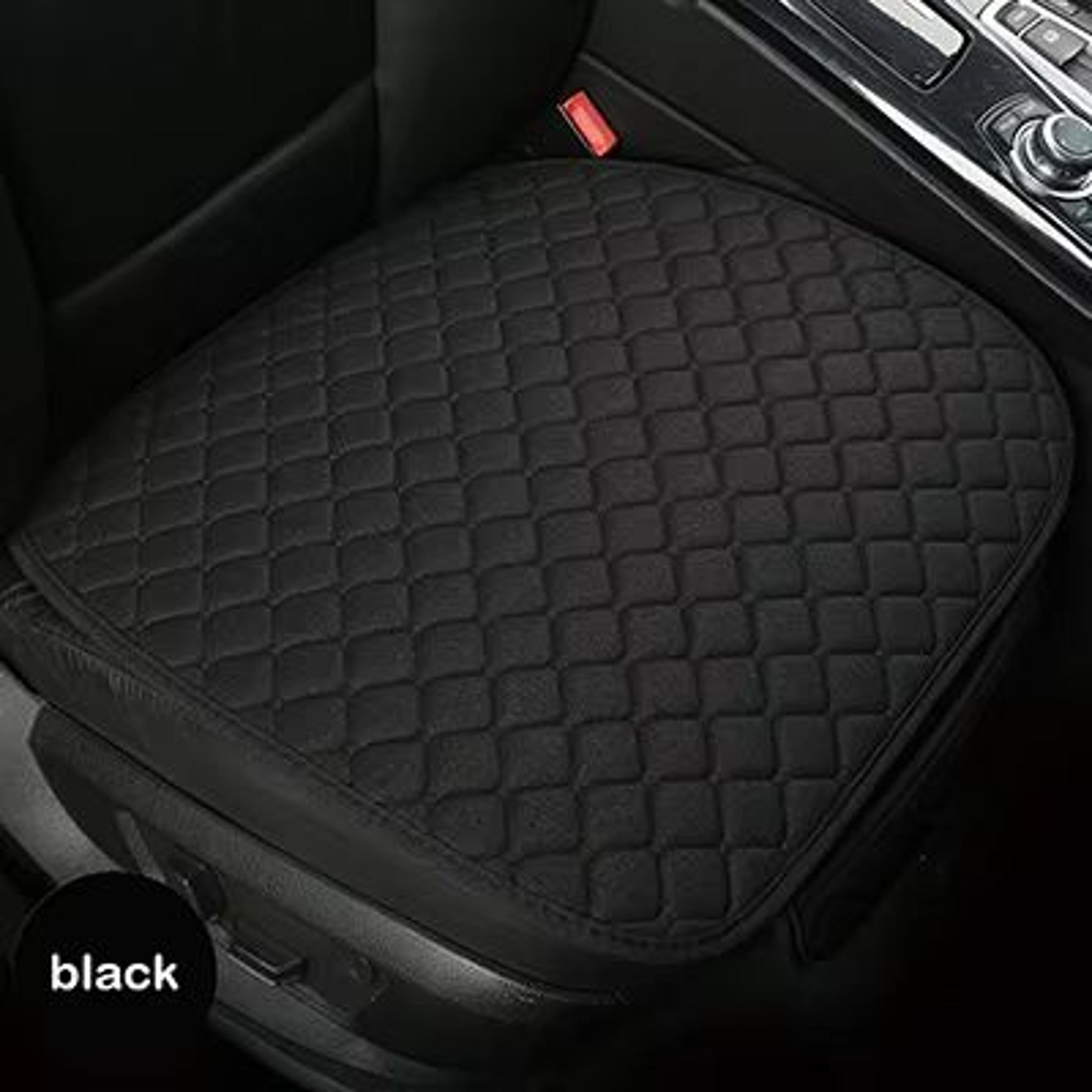 Breathable Linen Car Seat Cover Set  Summer Cushion For Front  Rear Seats Sedan SUV Pickup 8