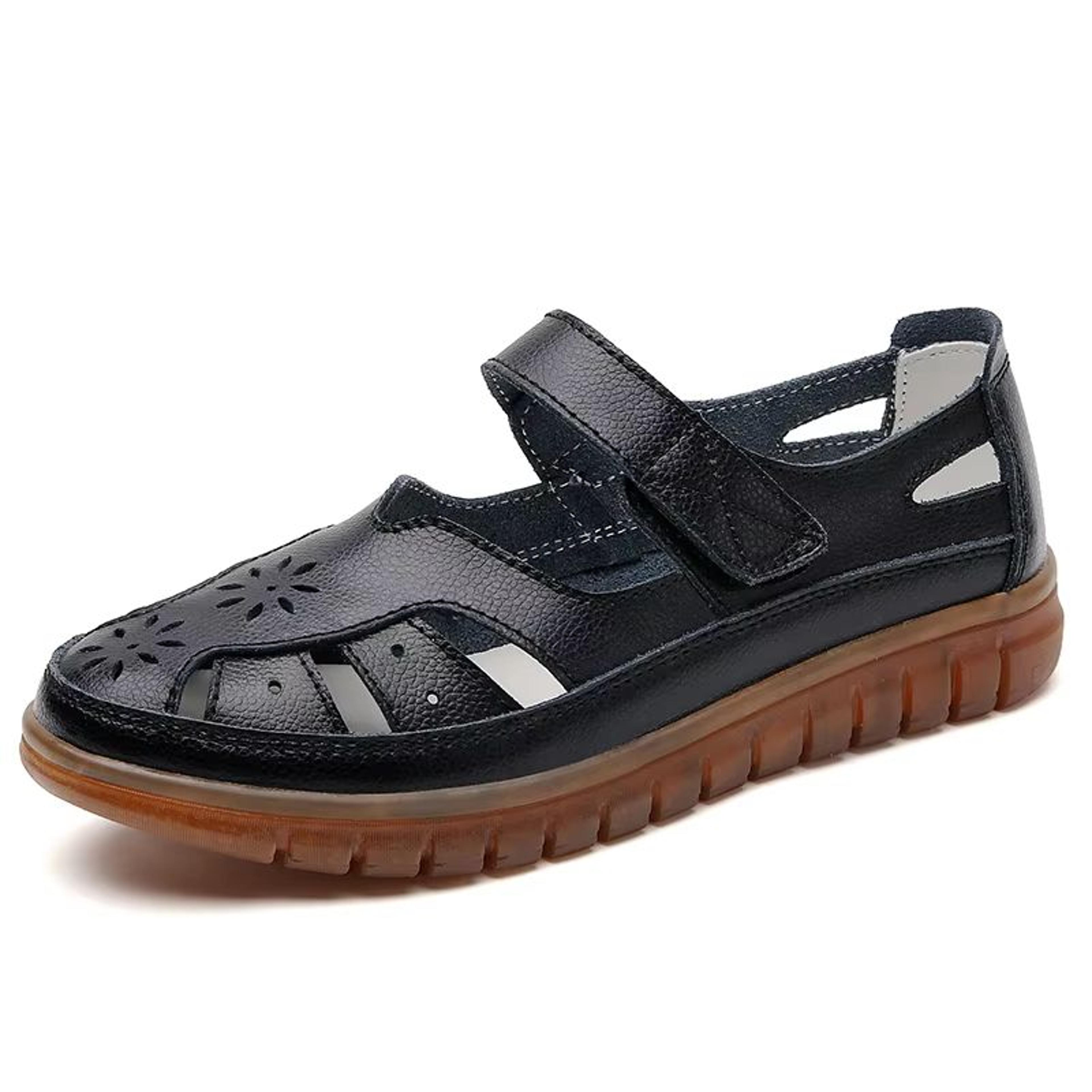 Women Breathable Leather Roman Sandals  Non Slip Casual Summer Shoes For Everyday Comfort 7