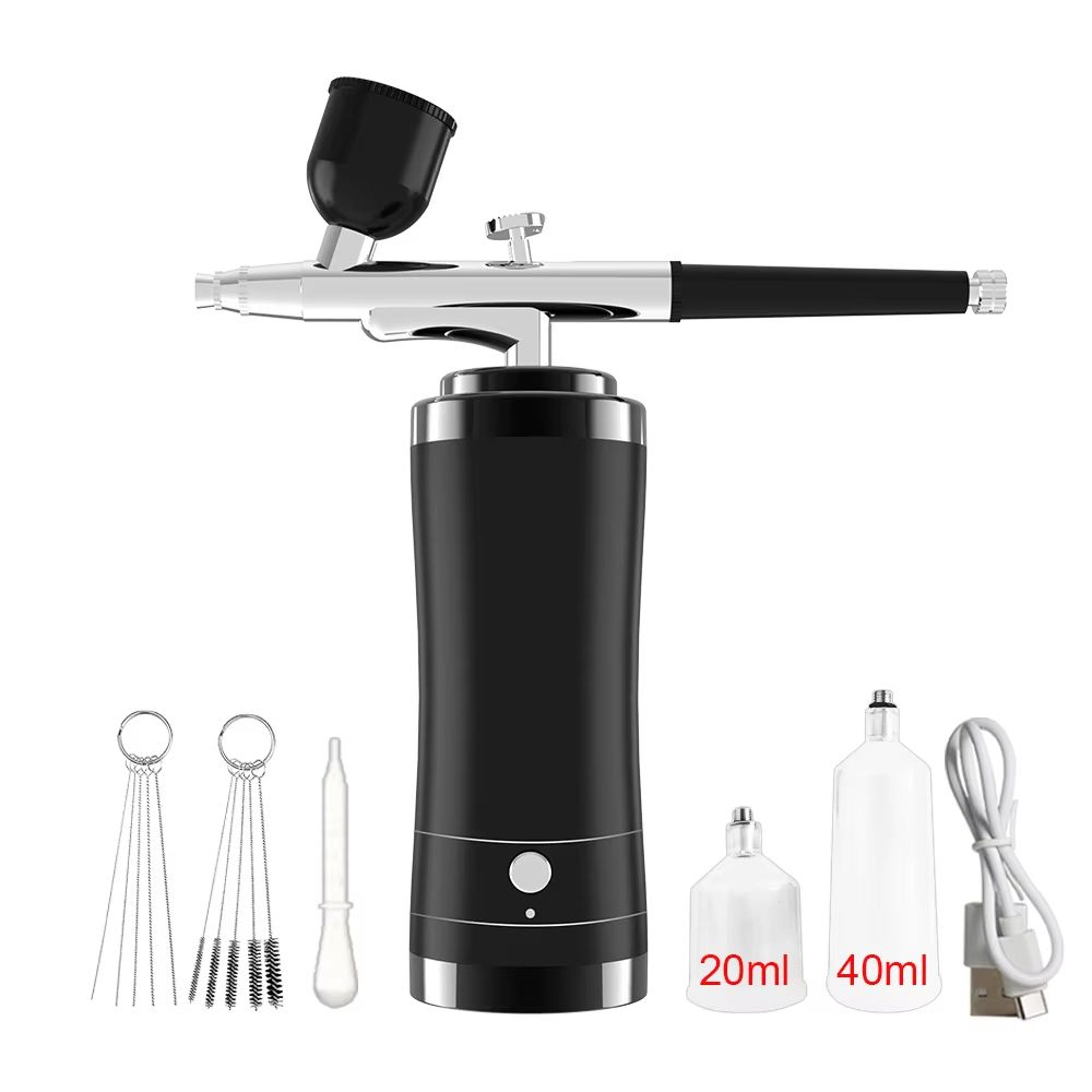 Mini Portable Airbrush Kit With Compressor  Handheld Nail Art And Cake Decorating Sprayer Gun 6