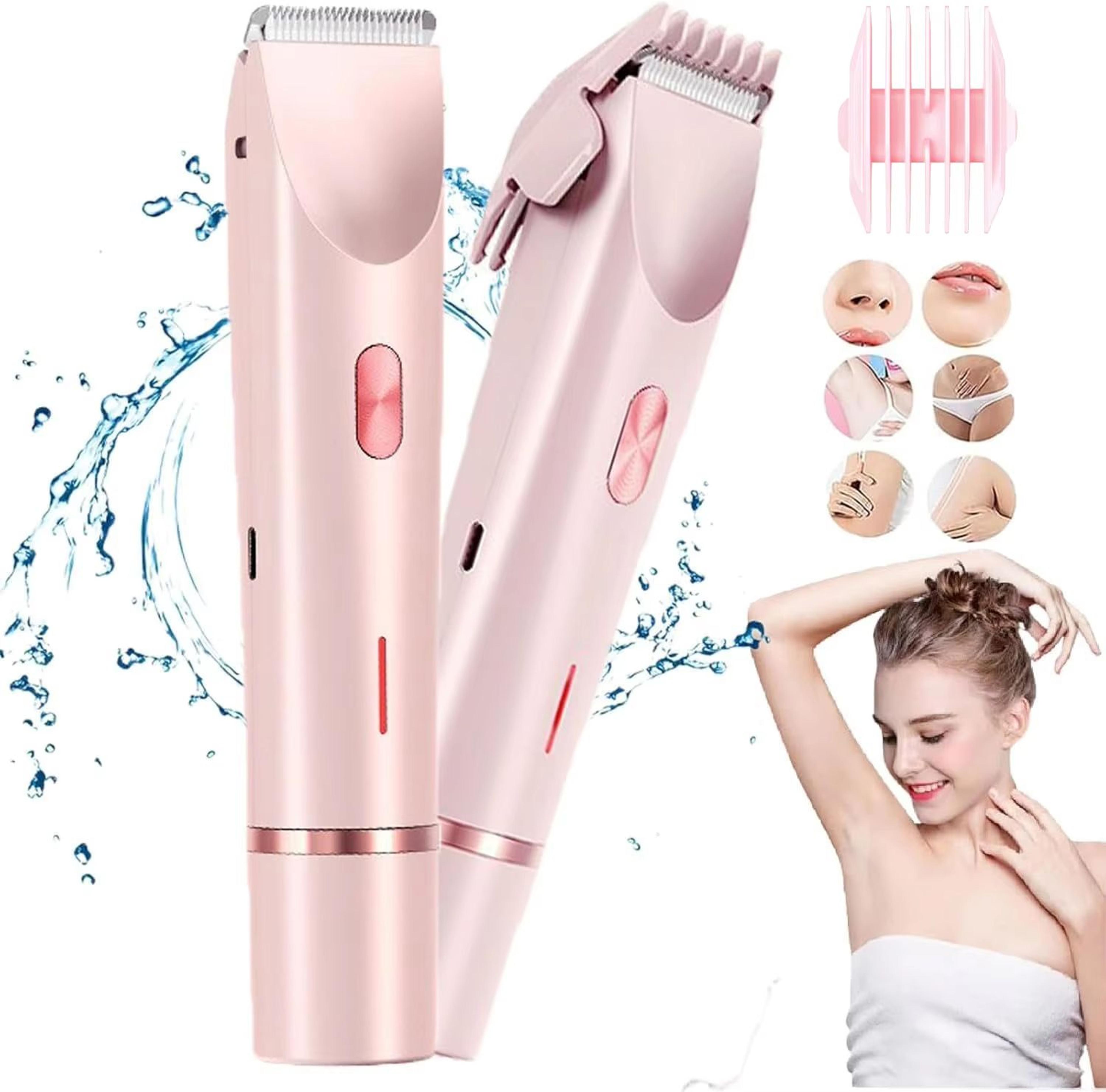 2 In 1 Women Electric Shaver And Trimmer  Dual Head Rechargeable Hair Clipper For Smooth Grooming 7