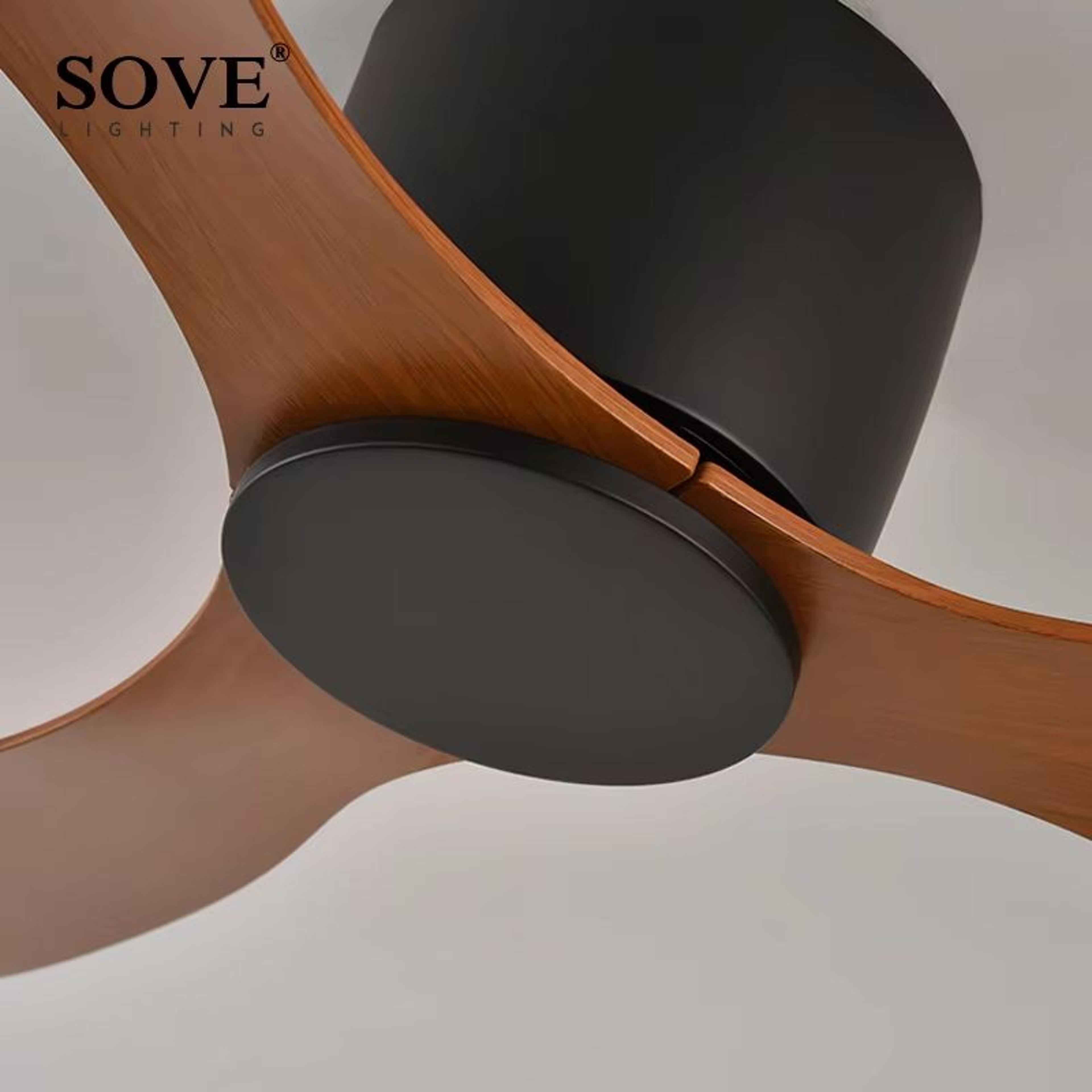 SOVE Ultra Slim DC Ceiling Fan With Remote 5