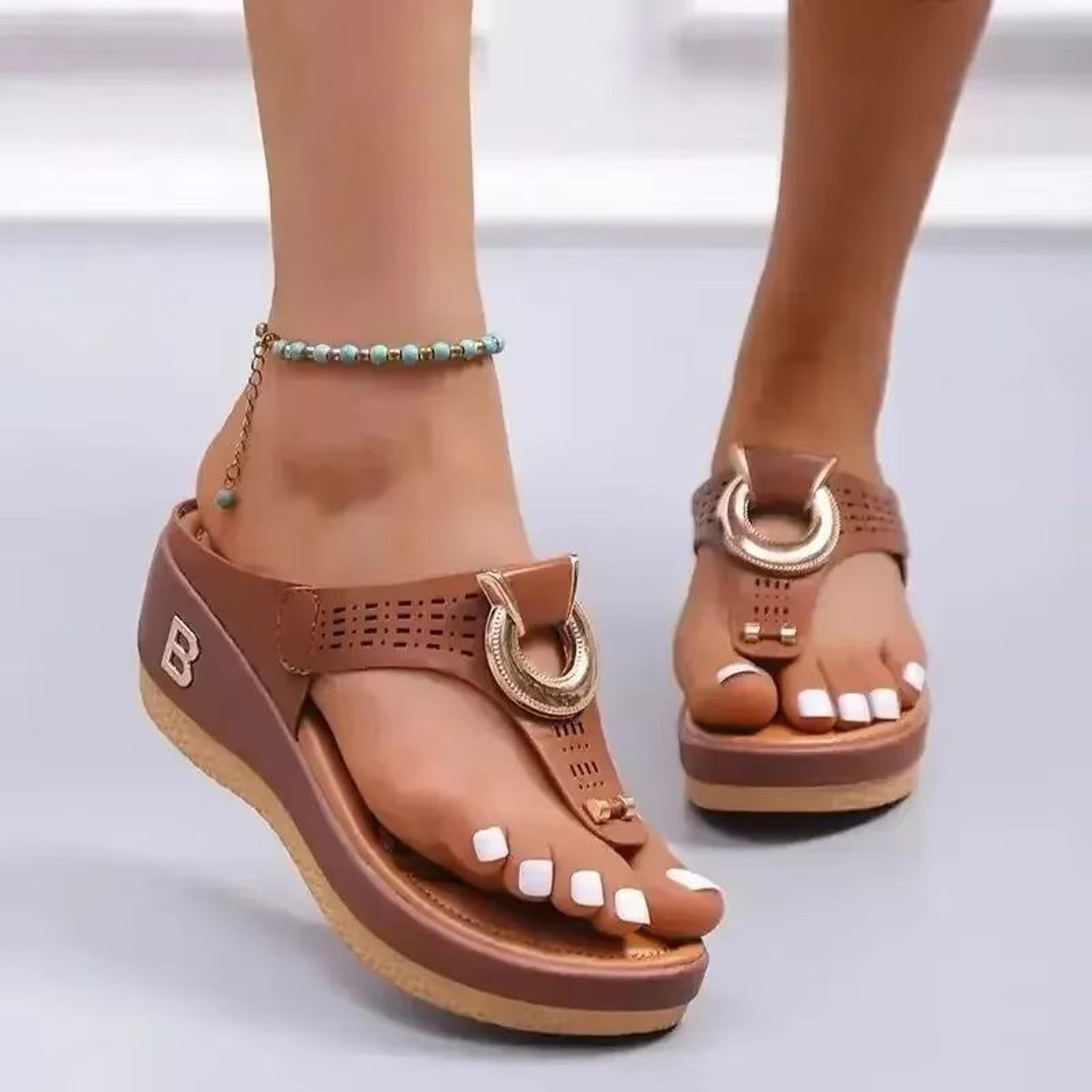 Sunlet Comfort Wedge  Big Size Women Platform Sandals 2