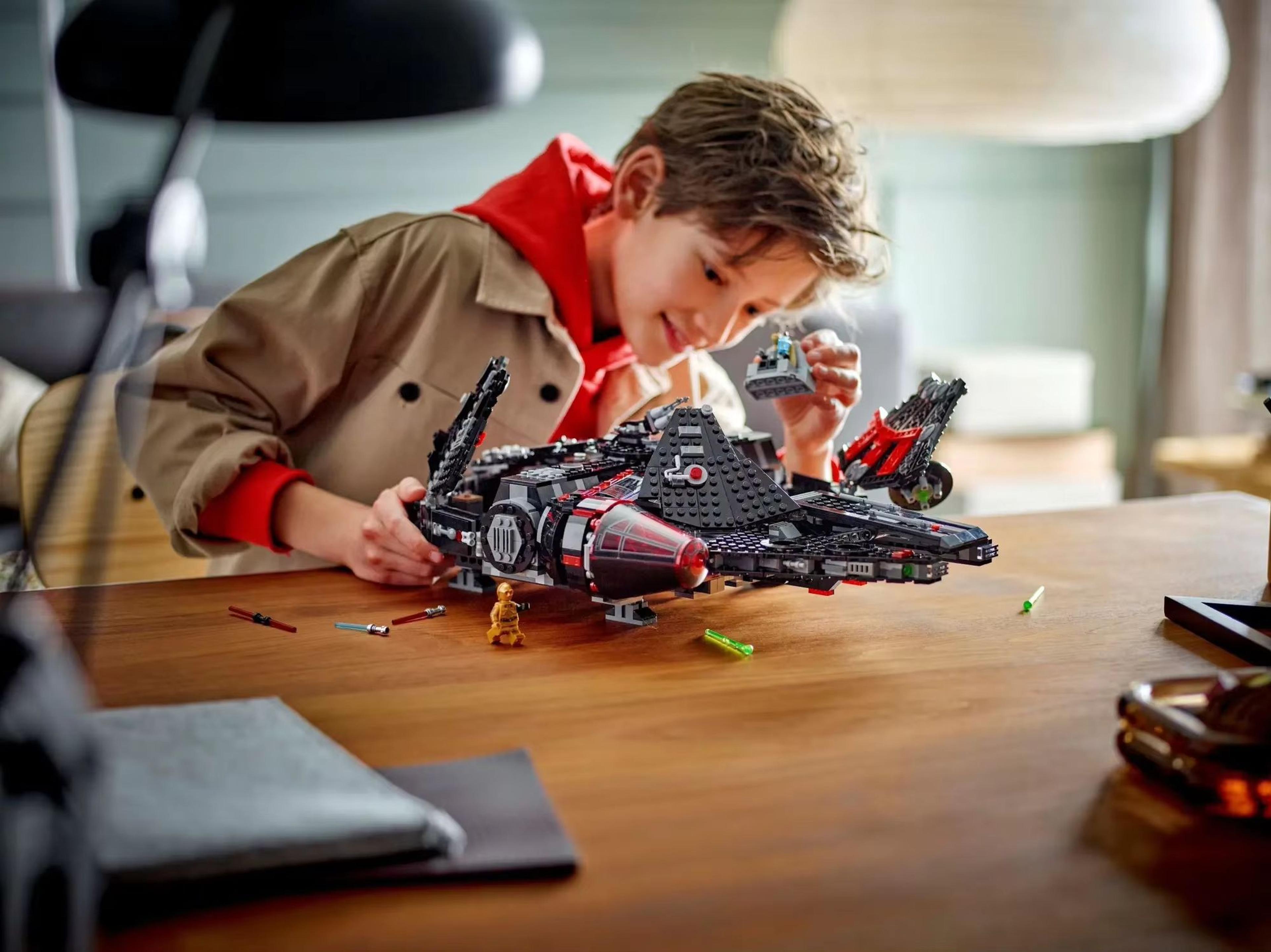 galactic millennium falcon compatible building brick spaceship toy set for kids