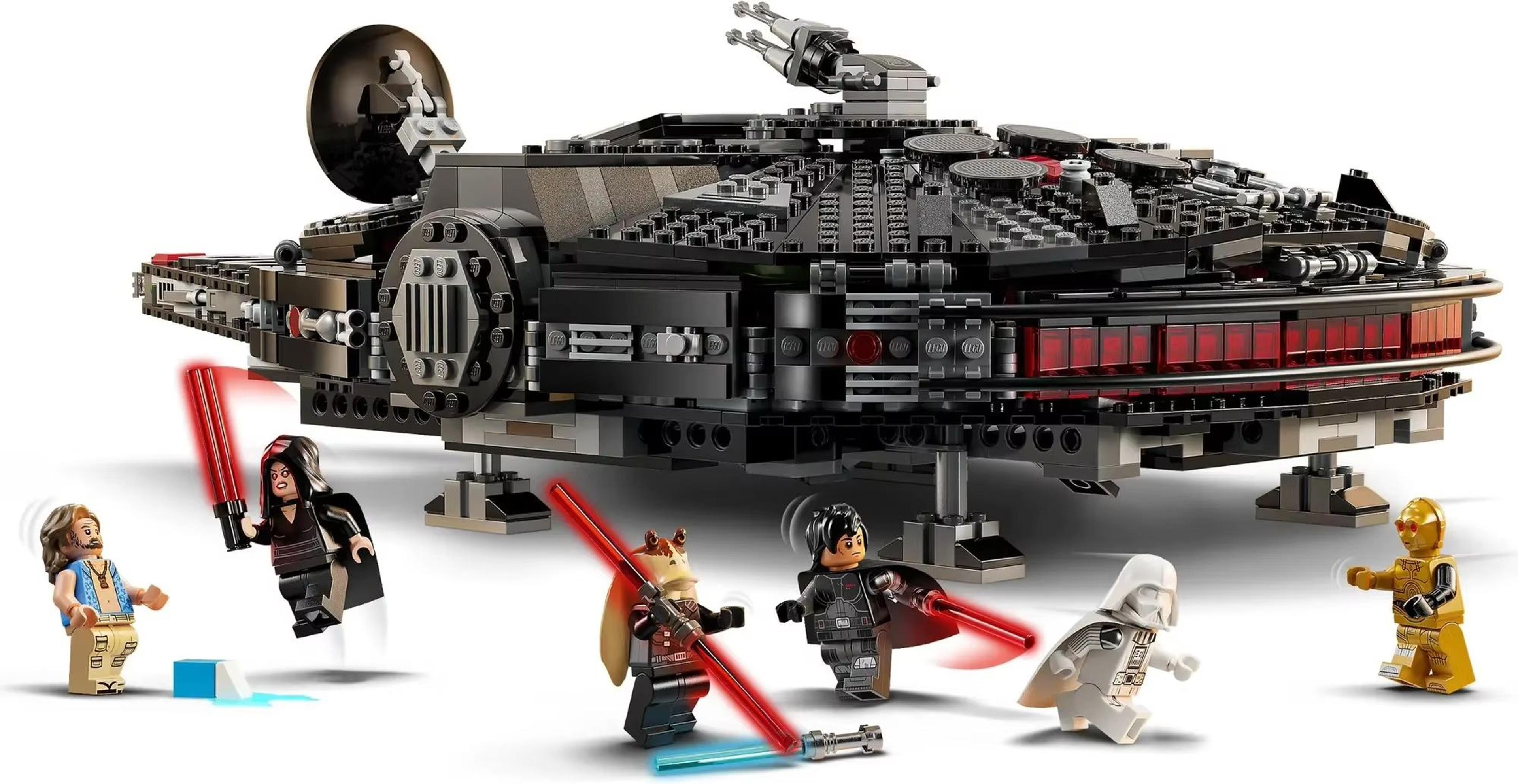 In Stock Falcon Compatible Legoing Stsr 75389 Wars Millennium Dark Spaceship Bricks Building Block  6