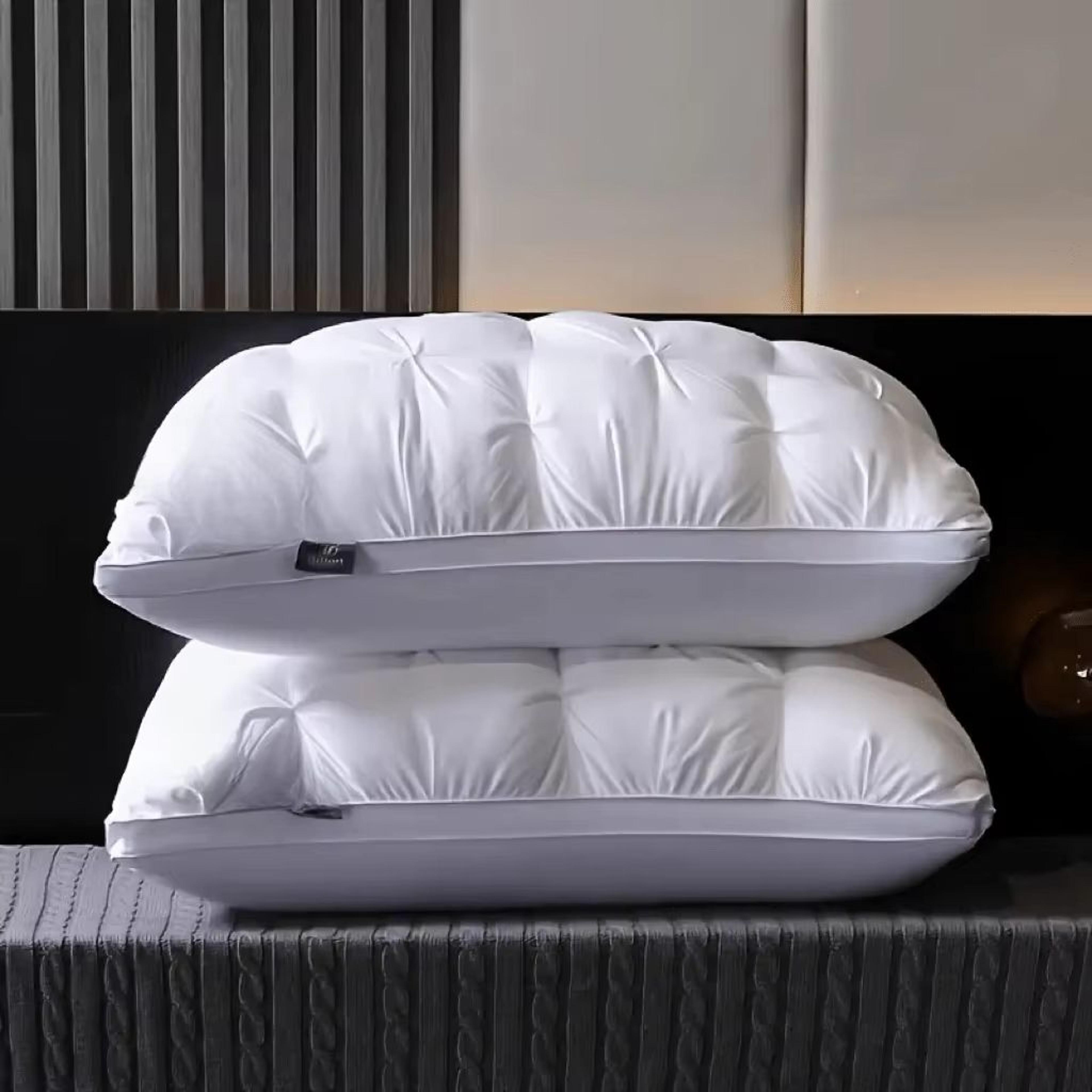 Luxurious 5Star Hotel Quality Pillow  Deep Sleep Neck Support NonCollapse Core 20x30 Inches 3