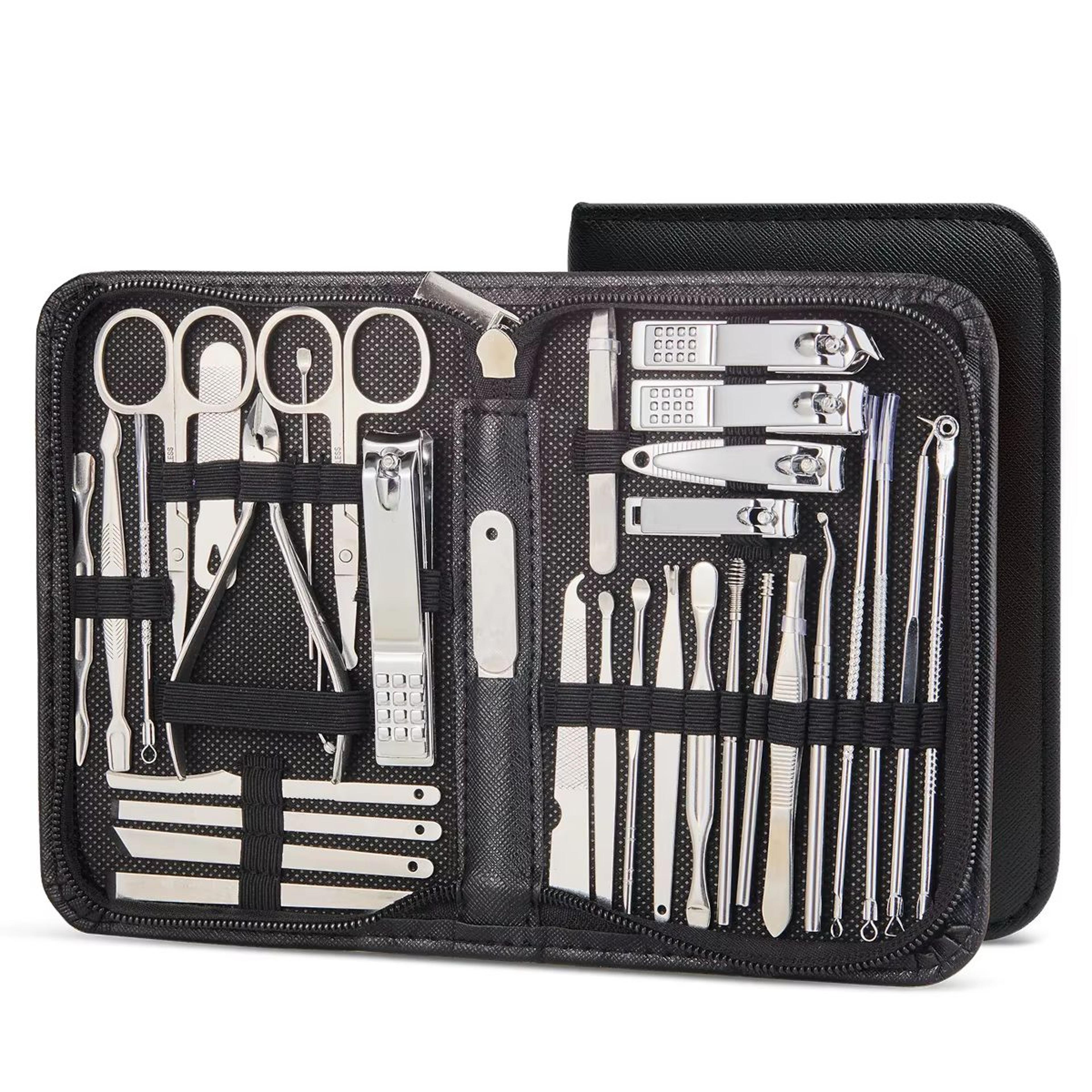 832pcs Professional Manicure Set  Stainless Steel Pedicure Kit With Nail Scissors Cutters And Beaut 9