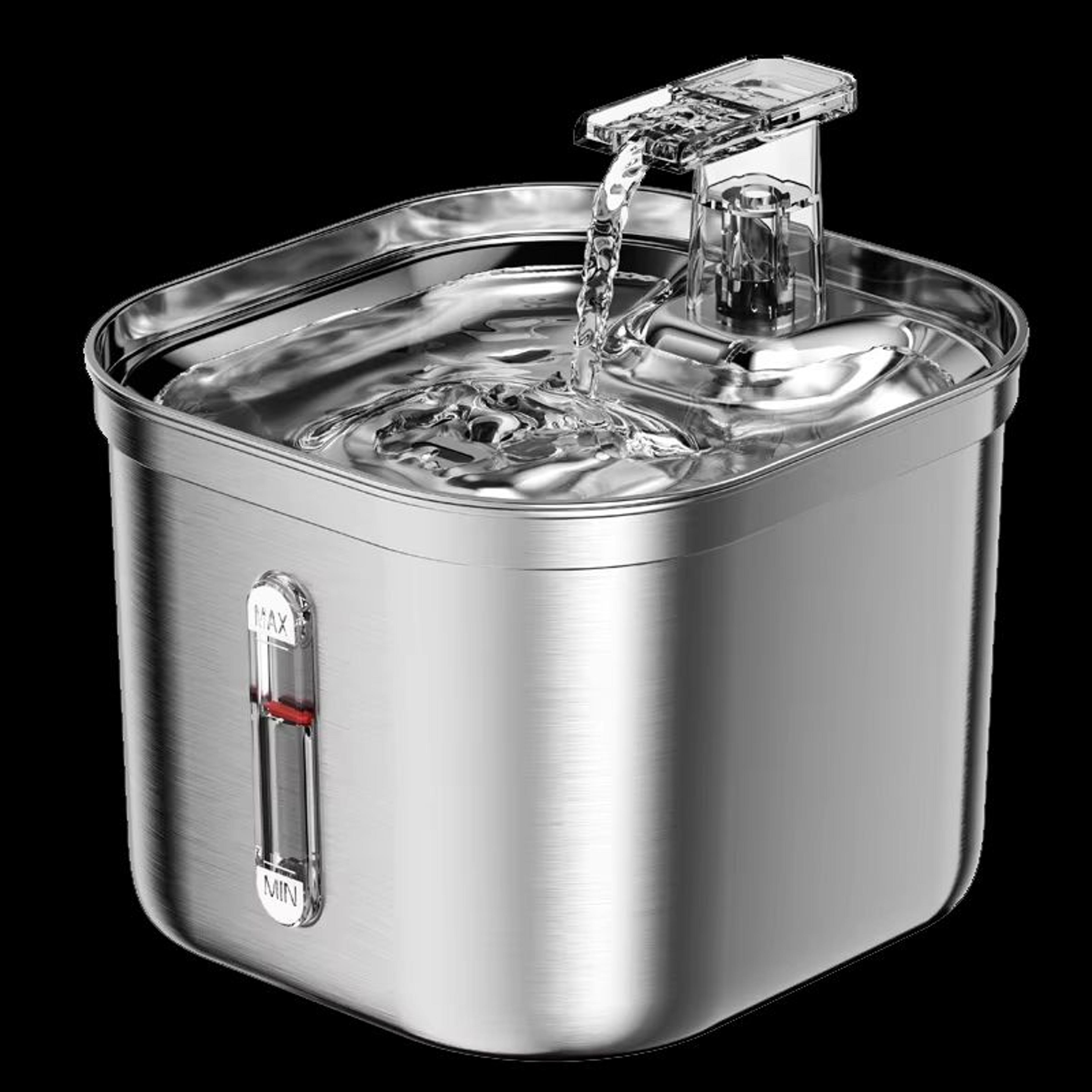 Stainless Steel Cat Fountain  Automatic Water Dispenser With Sensor And Filter For Cats UltraQuiet  6