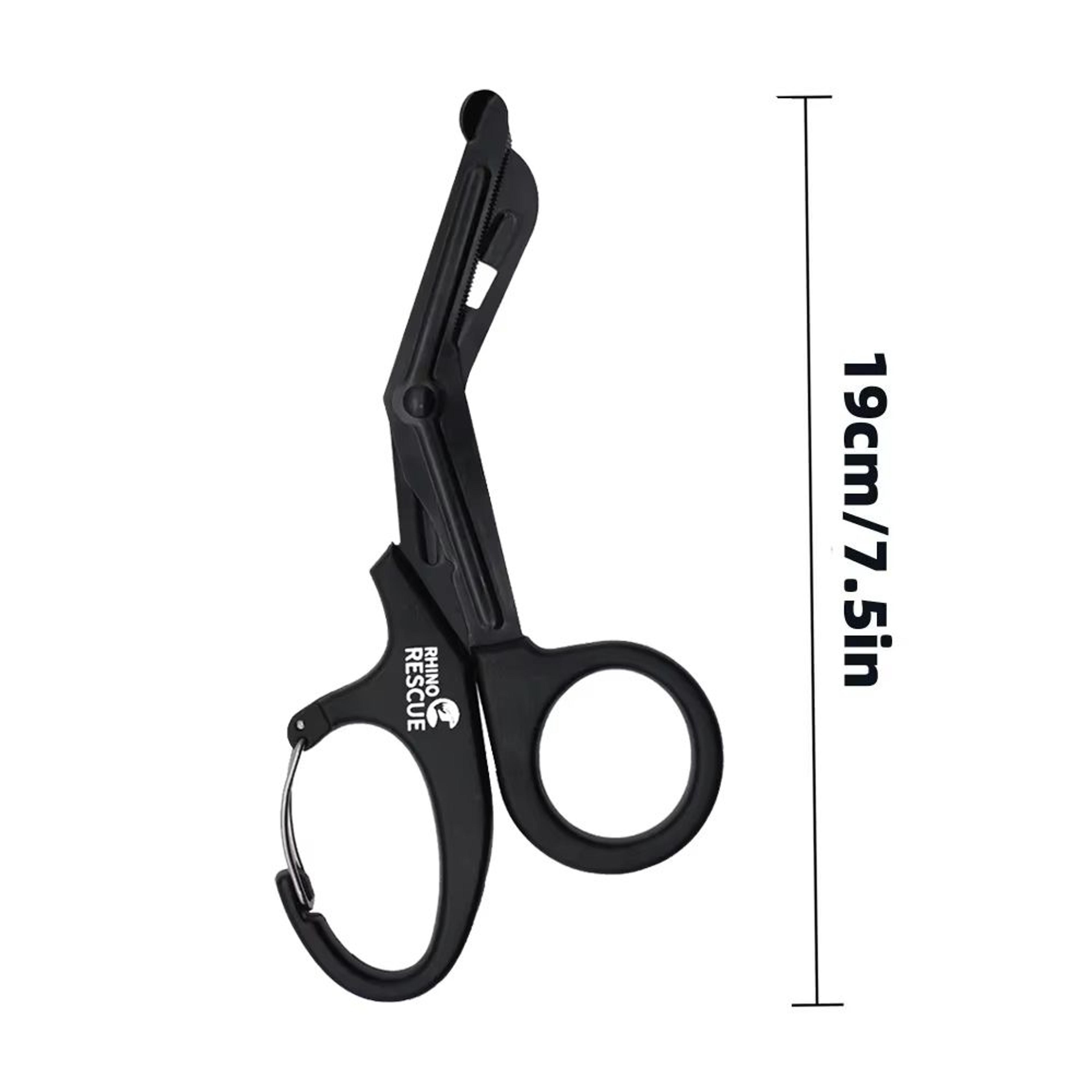 Rhino Rescue 75 Trauma Shears  Premium Stainless Steel Medical Emergency Scissors With NonStick Flu 0
