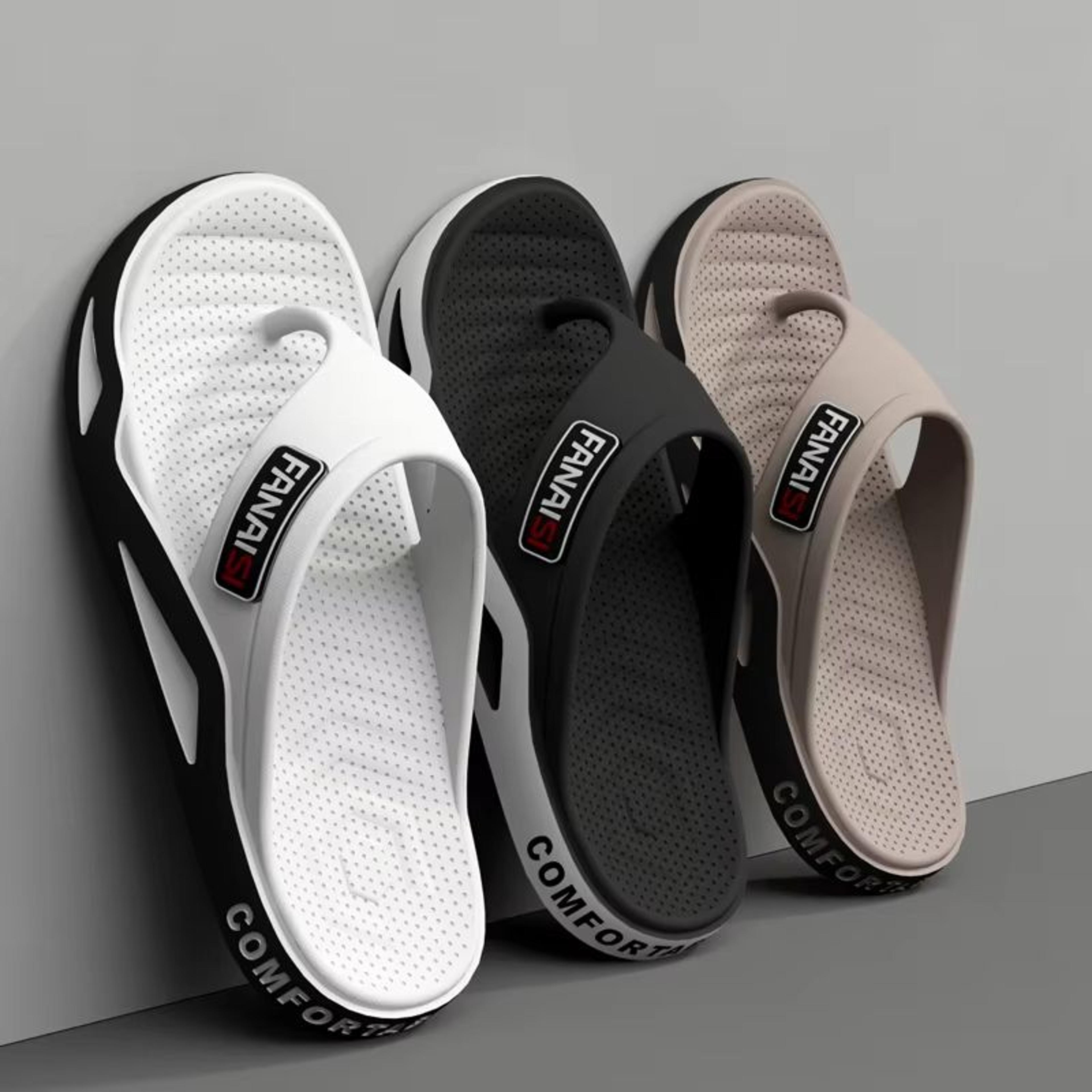 men's summer flip flops – outdoor beach sandals for casual comfort