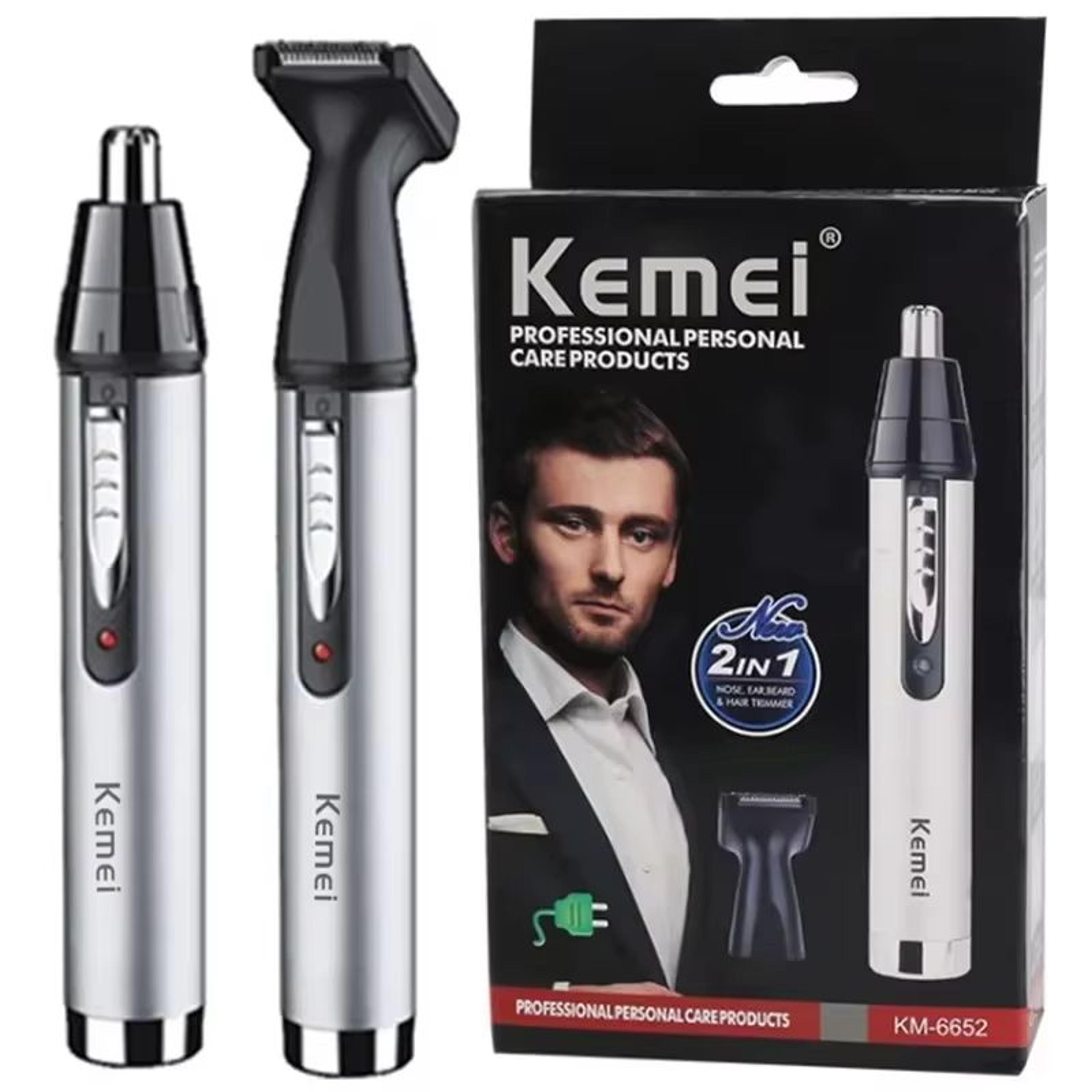 Rechargeable Nose And Ear Hair Trimmer For Men  AllinOne Electric Grooming Kit For Beard Eyebrows A 8