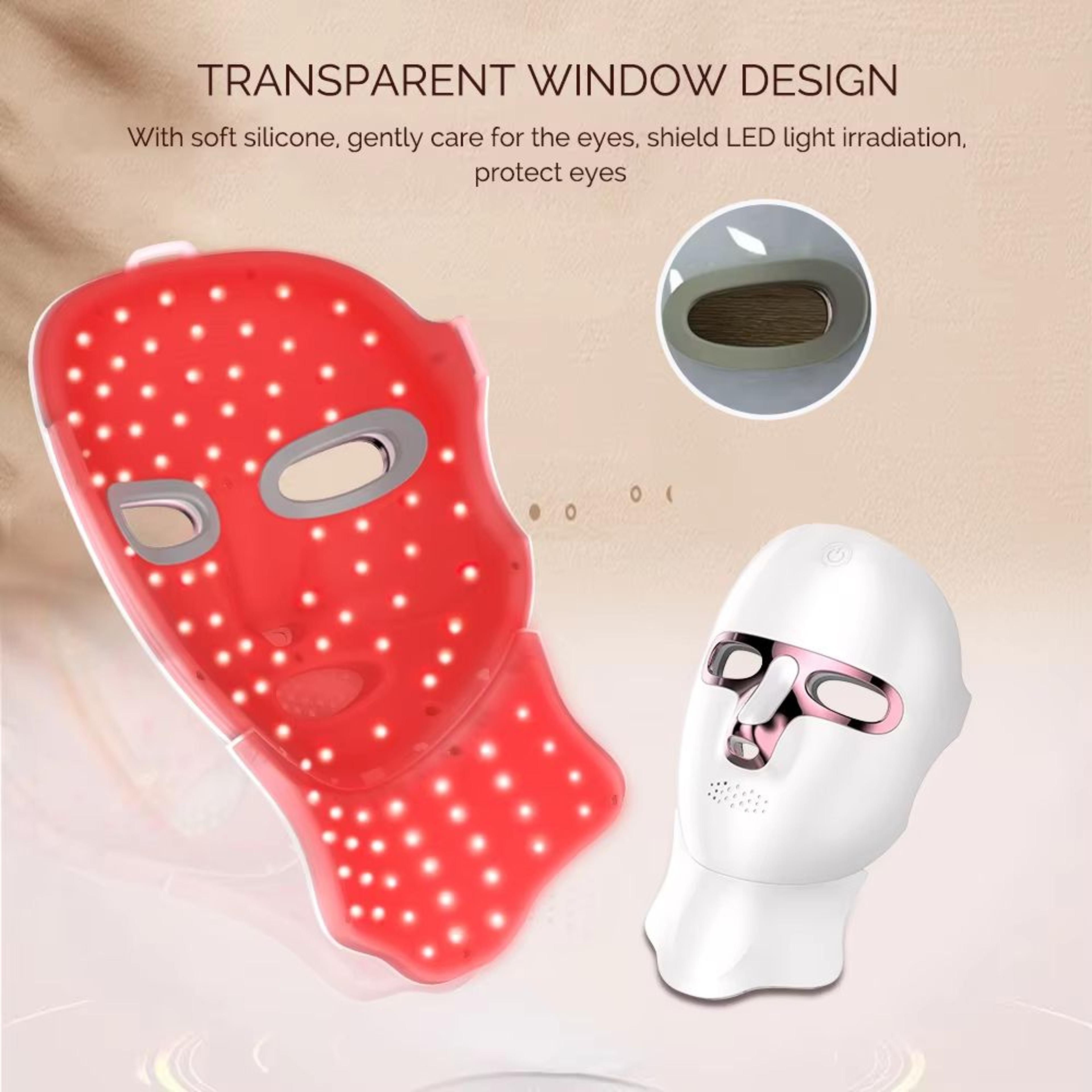 7Color LED Face  Neck Mask  Skin Rejuvenation AntiAging  Whitening Beauty Treatment 3