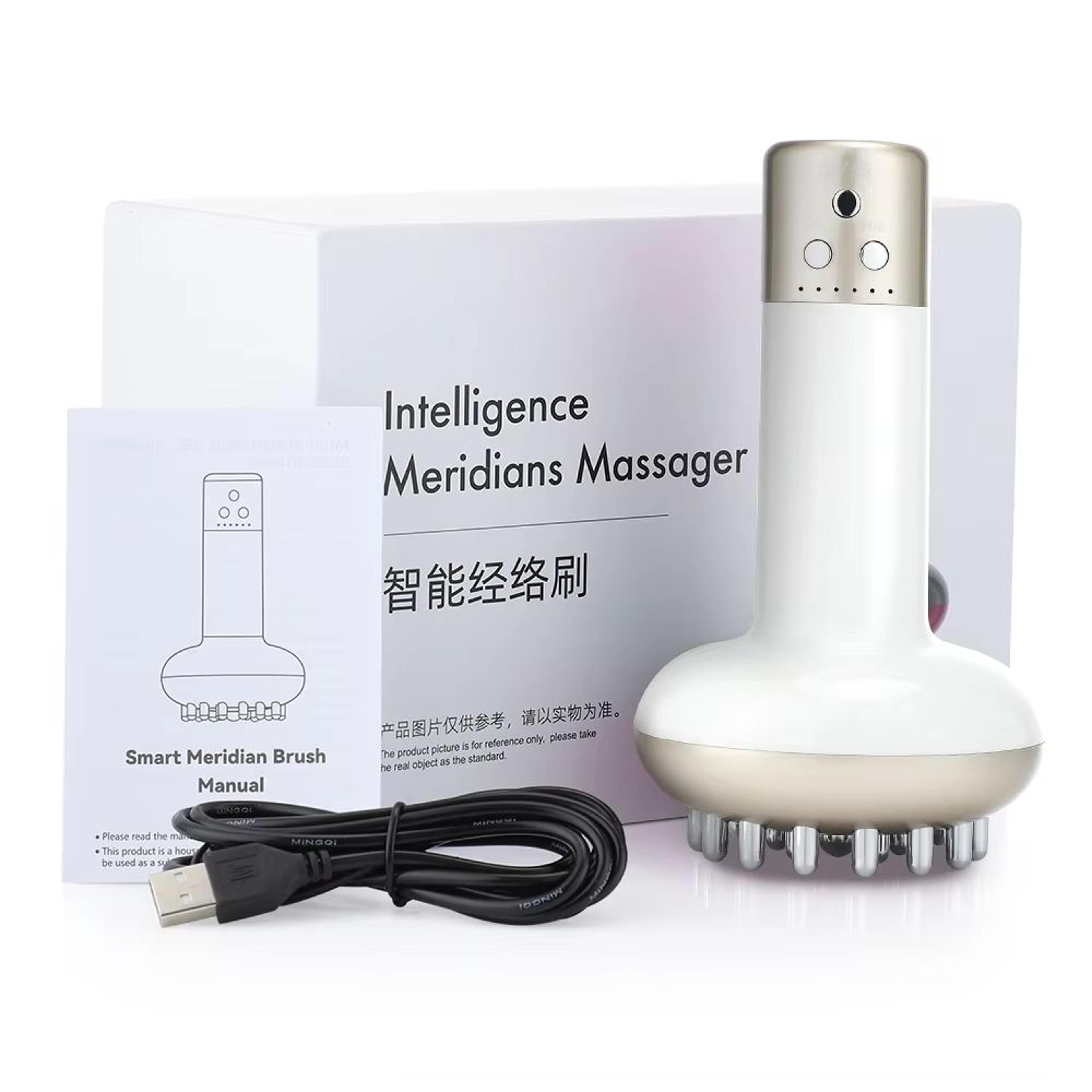 Wireless Guasha Massager  Body Shaping  Lymphatic Drainage Tool With Heating  Meridian Scraping 7