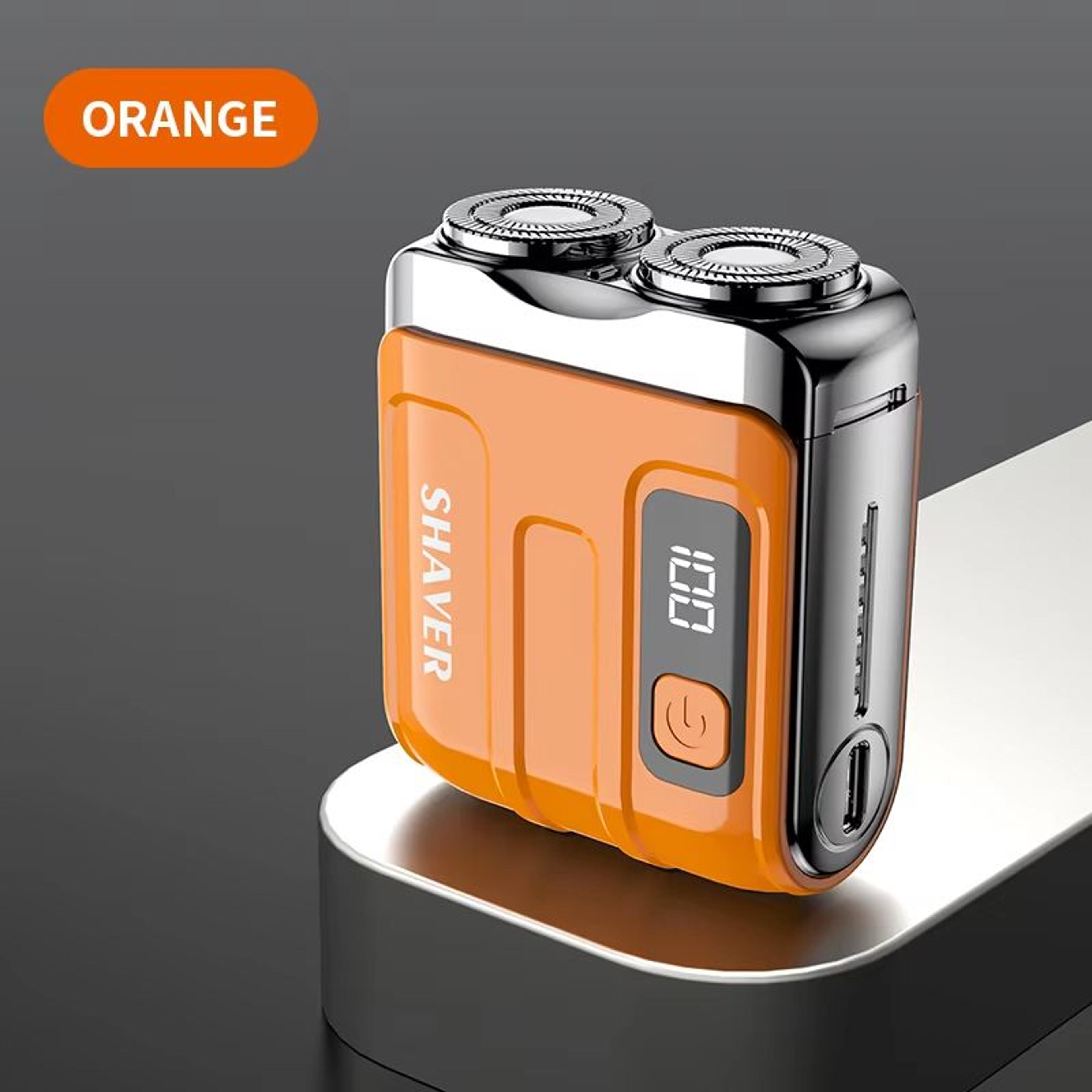Mini Electric Smart Shaver With Digital Display  Dual Blade Rechargeable Beard Trimmer 7