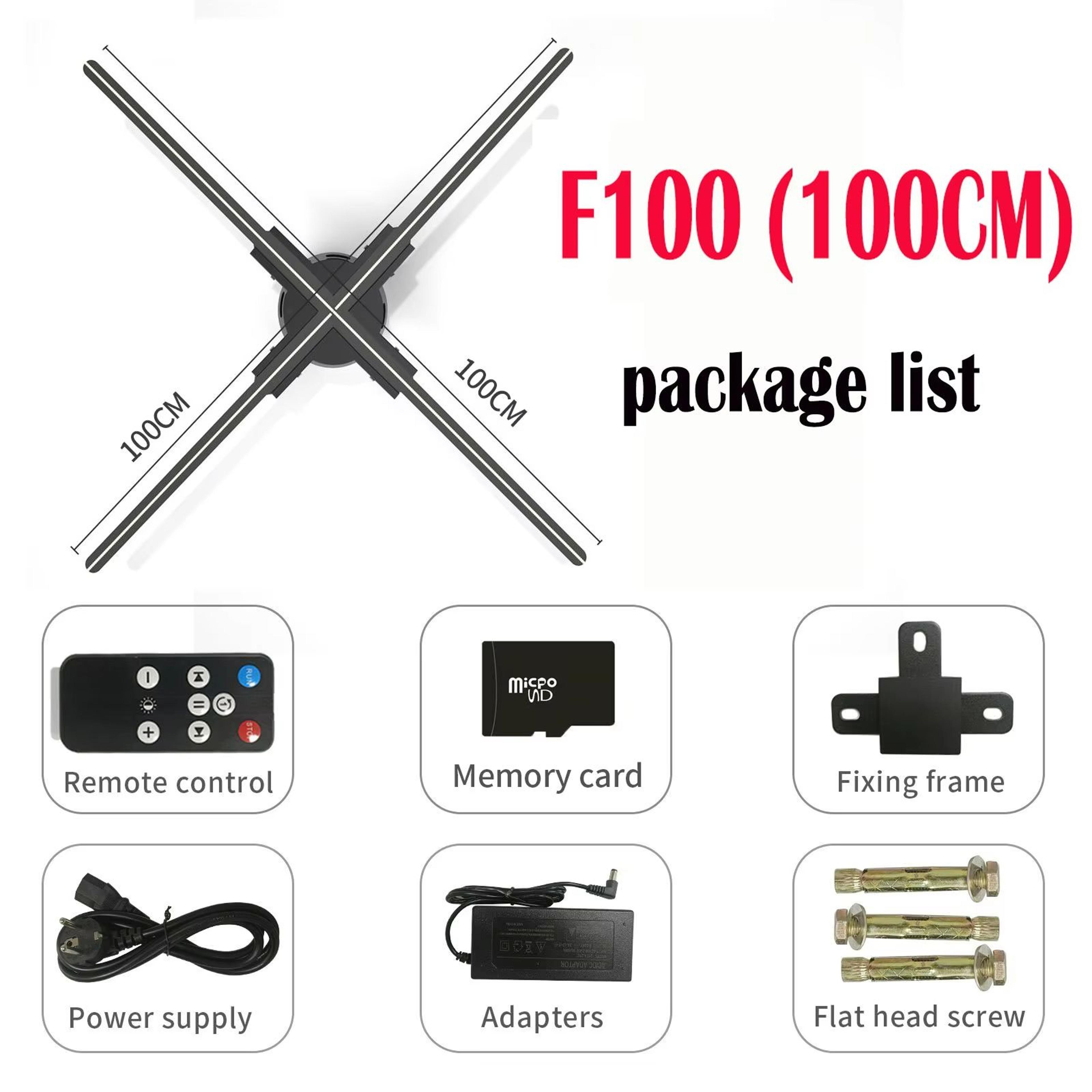 ClearView Pro 3D Hologram Fan Display  WiFi Holographic Projector For Stunning Commercial Hologram  17
