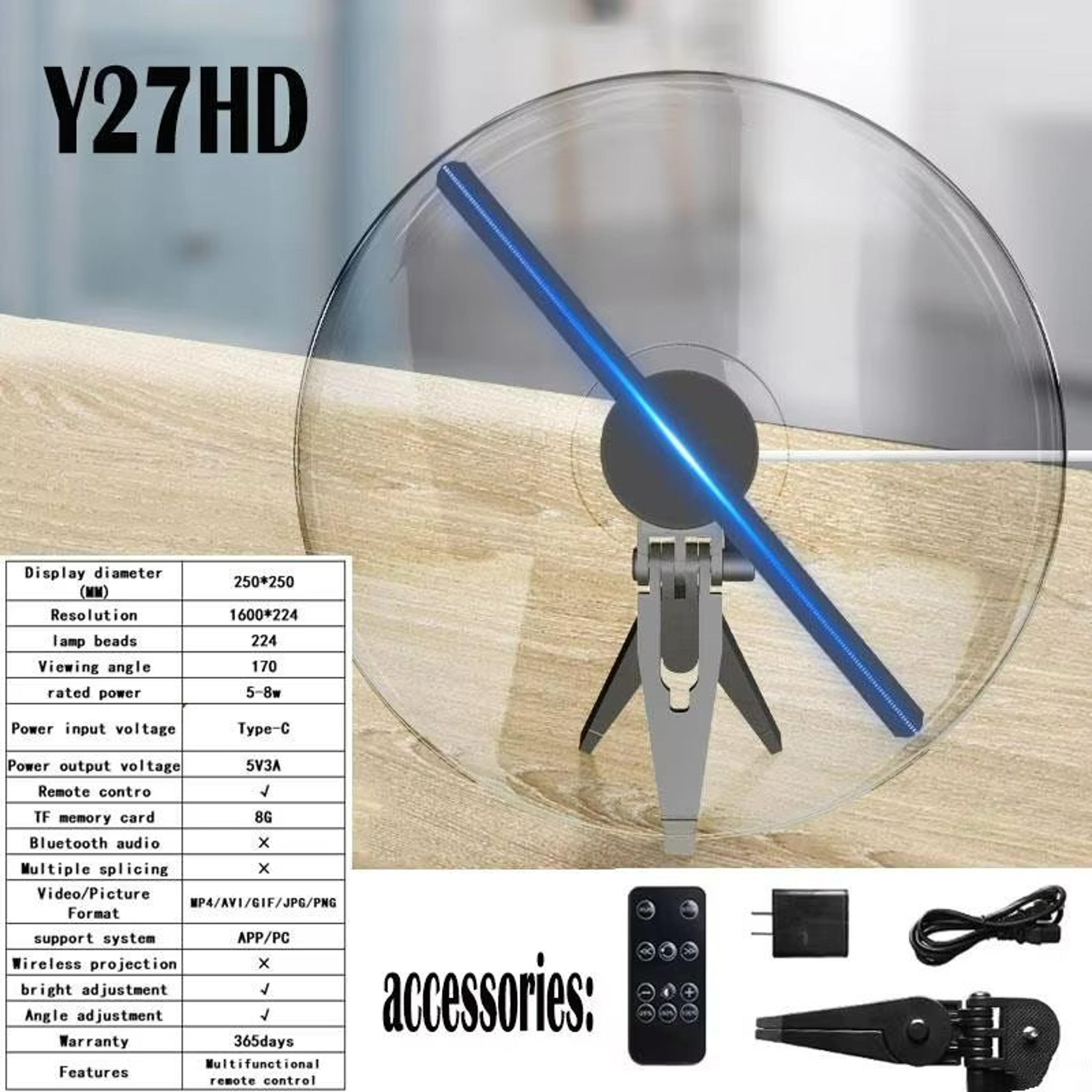 ClearView Pro 3D Hologram Fan Display  WiFi Holographic Projector For Stunning Commercial Hologram  7