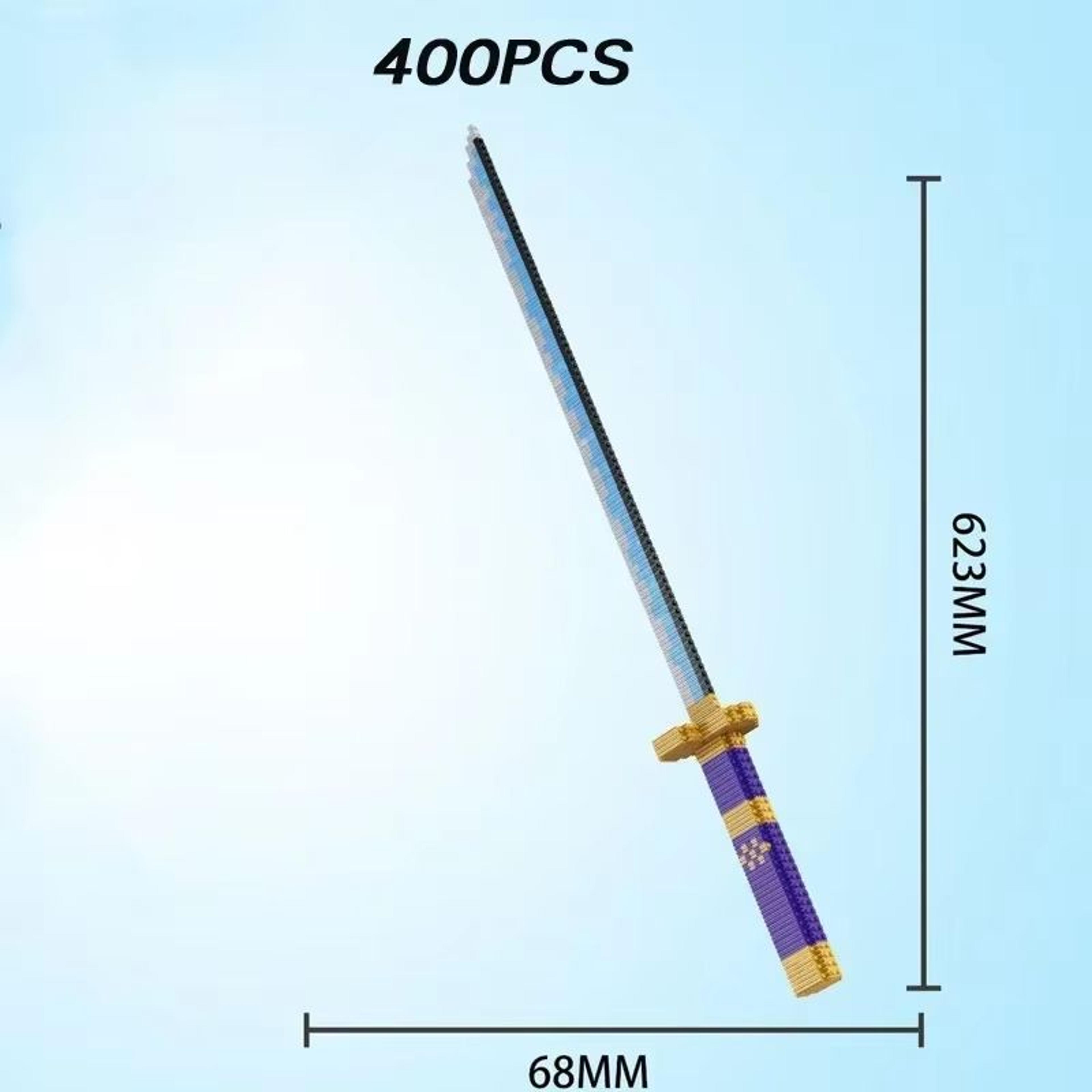Samurai Sword Building Blocks Kit  KatanaInspired Ninja Blade Toy For Kids And Anime Collectors 2
