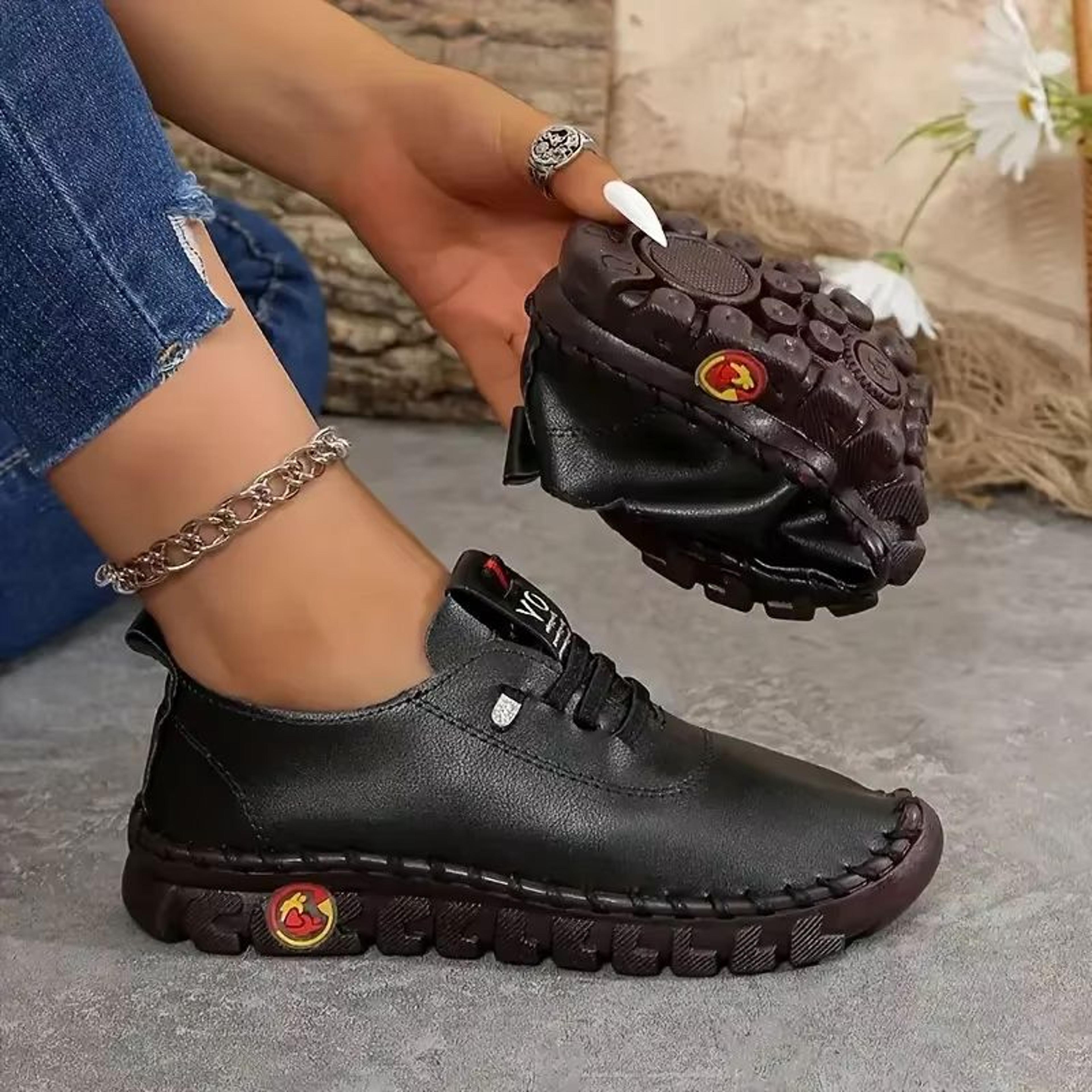 ComfortFit ThickSoled Fashion Sneakers  Breathable Outdoor Loafers For Women With National Style De 2
