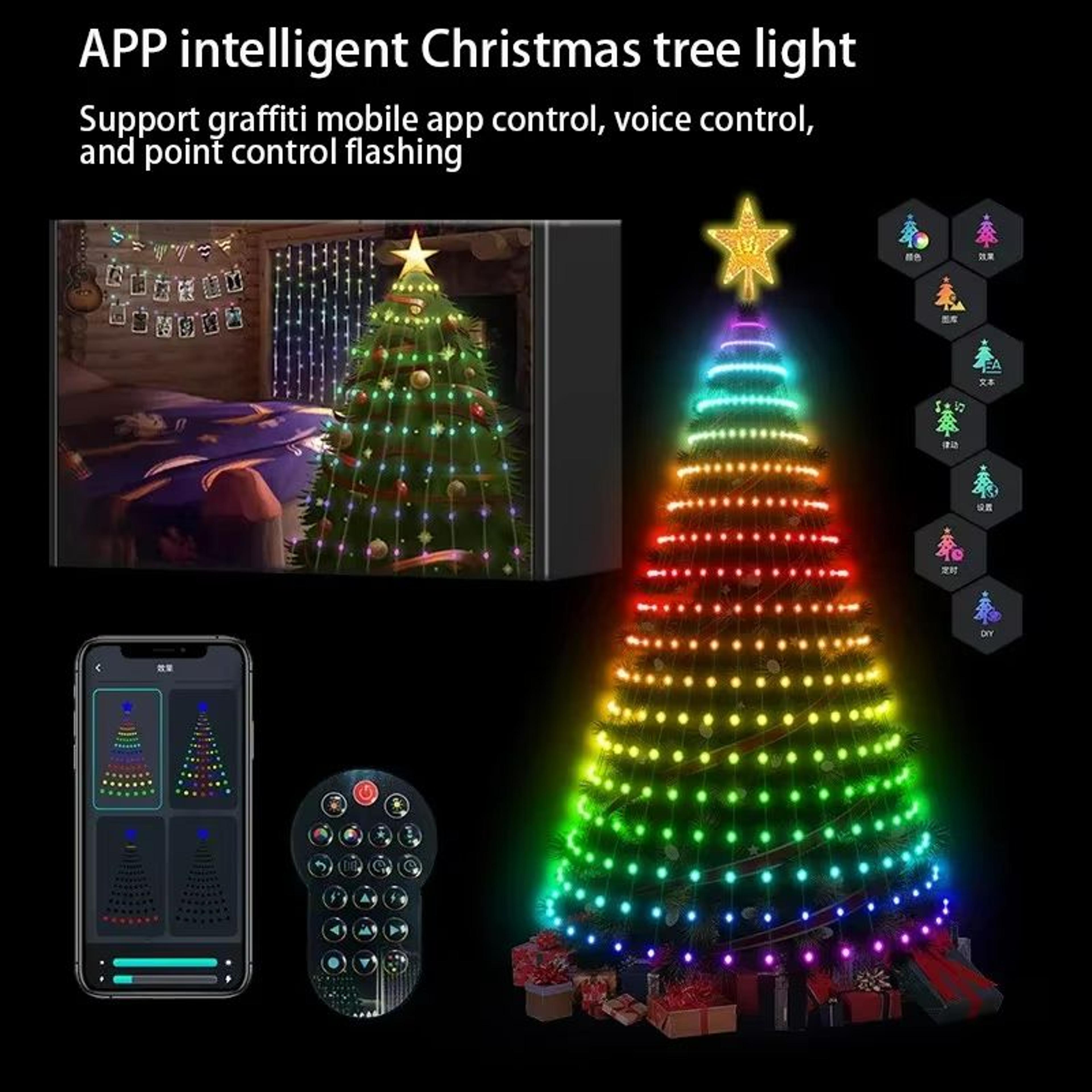 Twinkly Smart AppControlled LED Christmas Tree String 6