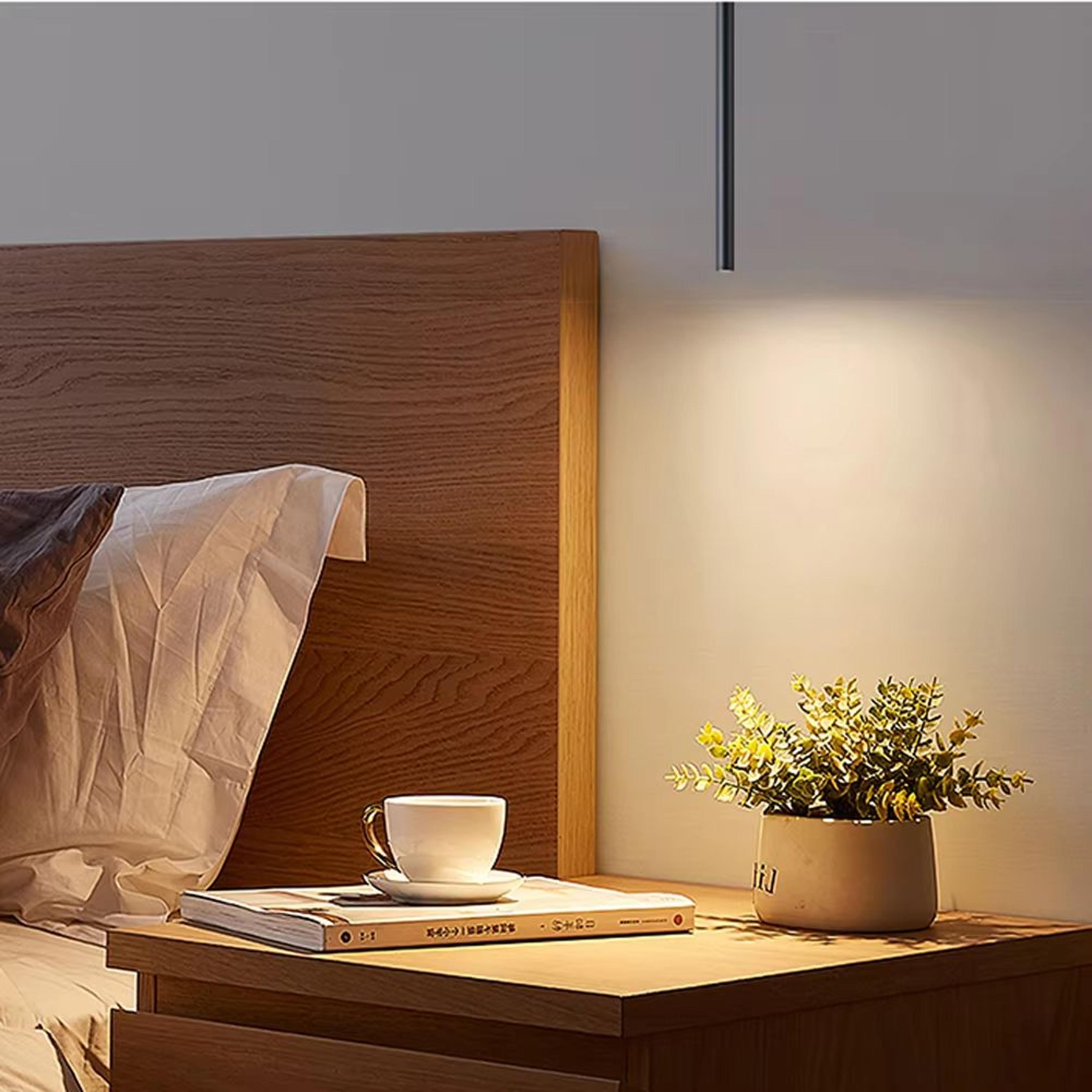 Modern Nordic LED Double Head Pendant Light Cylinder Pipe Line Chandelier 6
