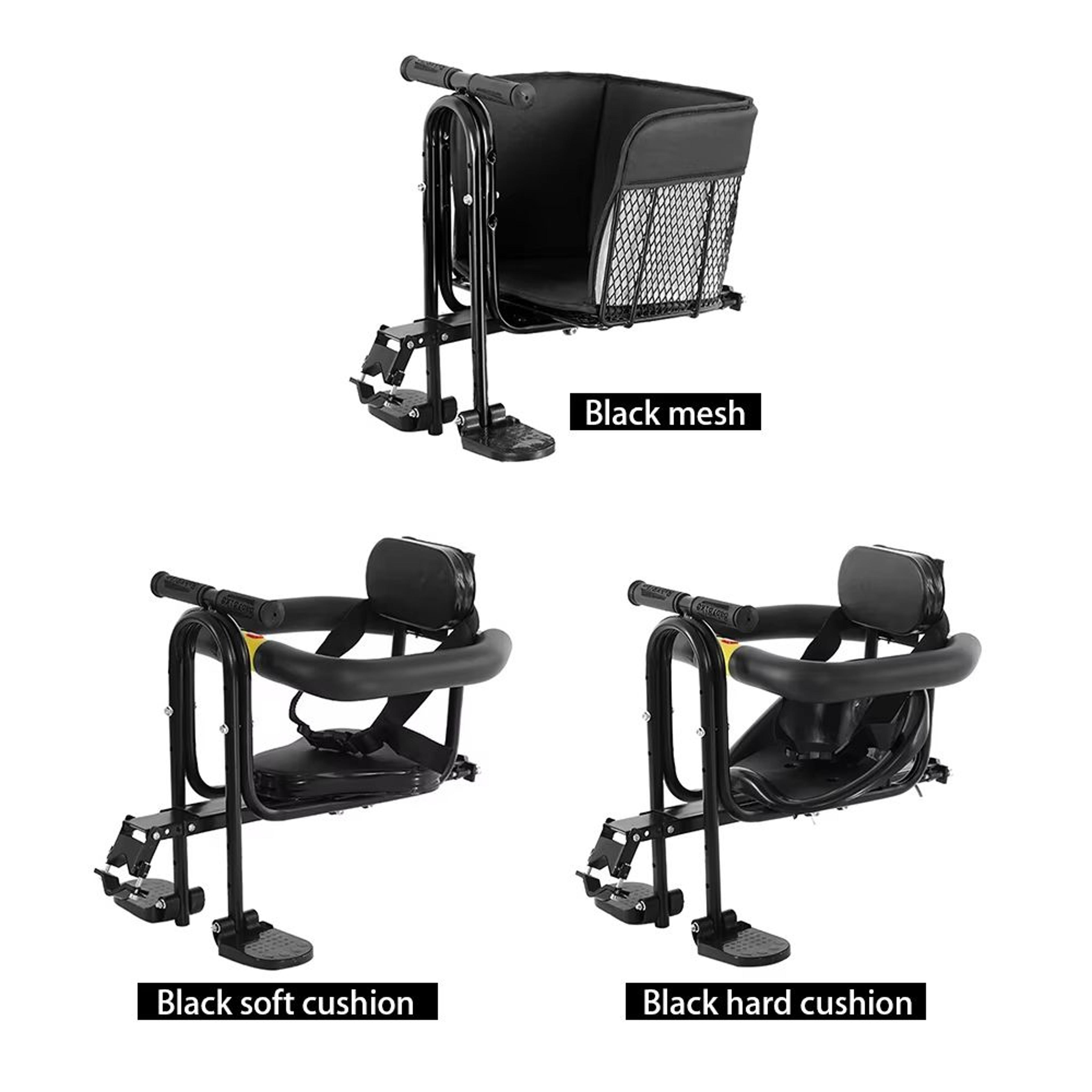 Ultimate FrontMounted Child Bike Seat  Secure Bicycle Child Safety Seat With Foot Pedals 5