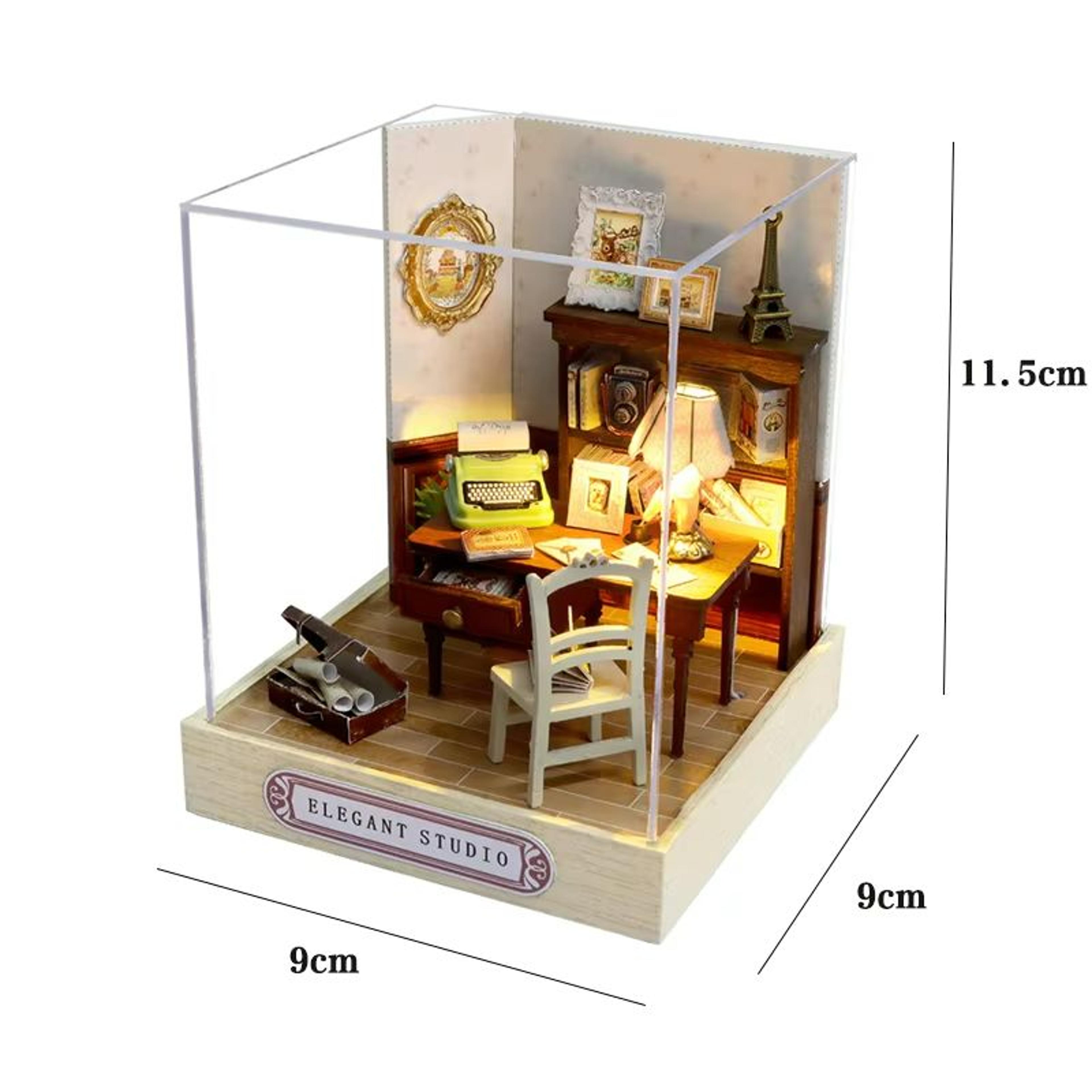 Enchanting DIY Flower House Miniature  Handmade 3D Puzzle Dollhouse Kit 19