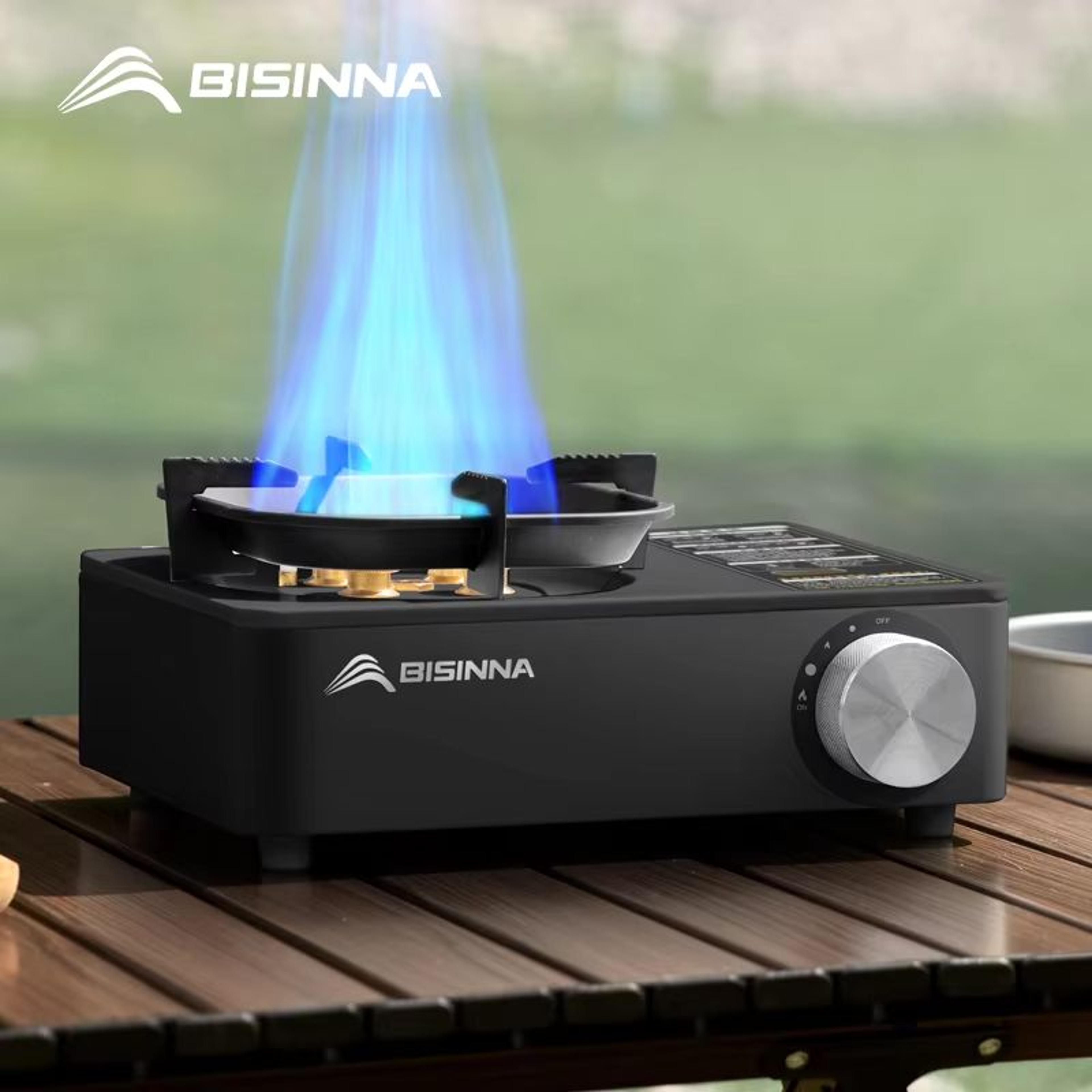 bisinna 5800w high-firepower outdoor cassette burner stove