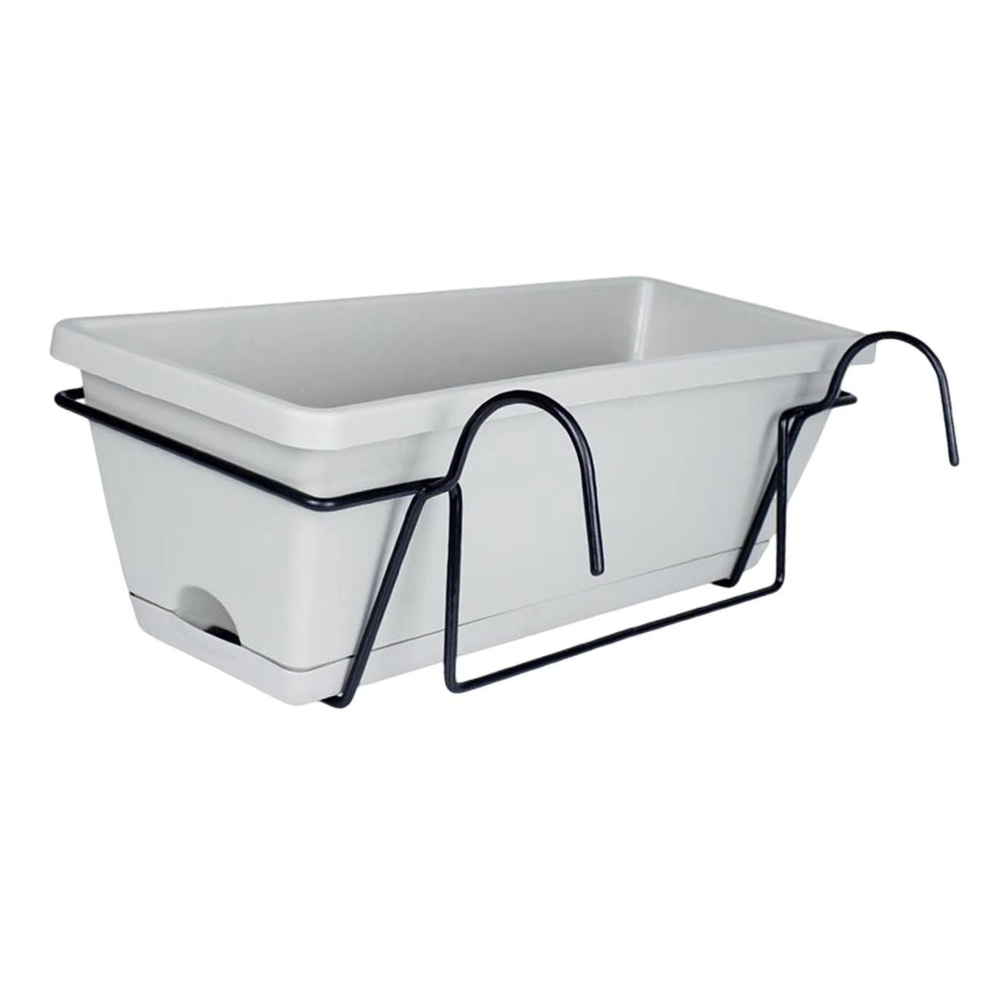 Hanging Planter For Balcony Railing Fence Planter Basket Window Box Flower Pot 6L For Garden And Ya 12